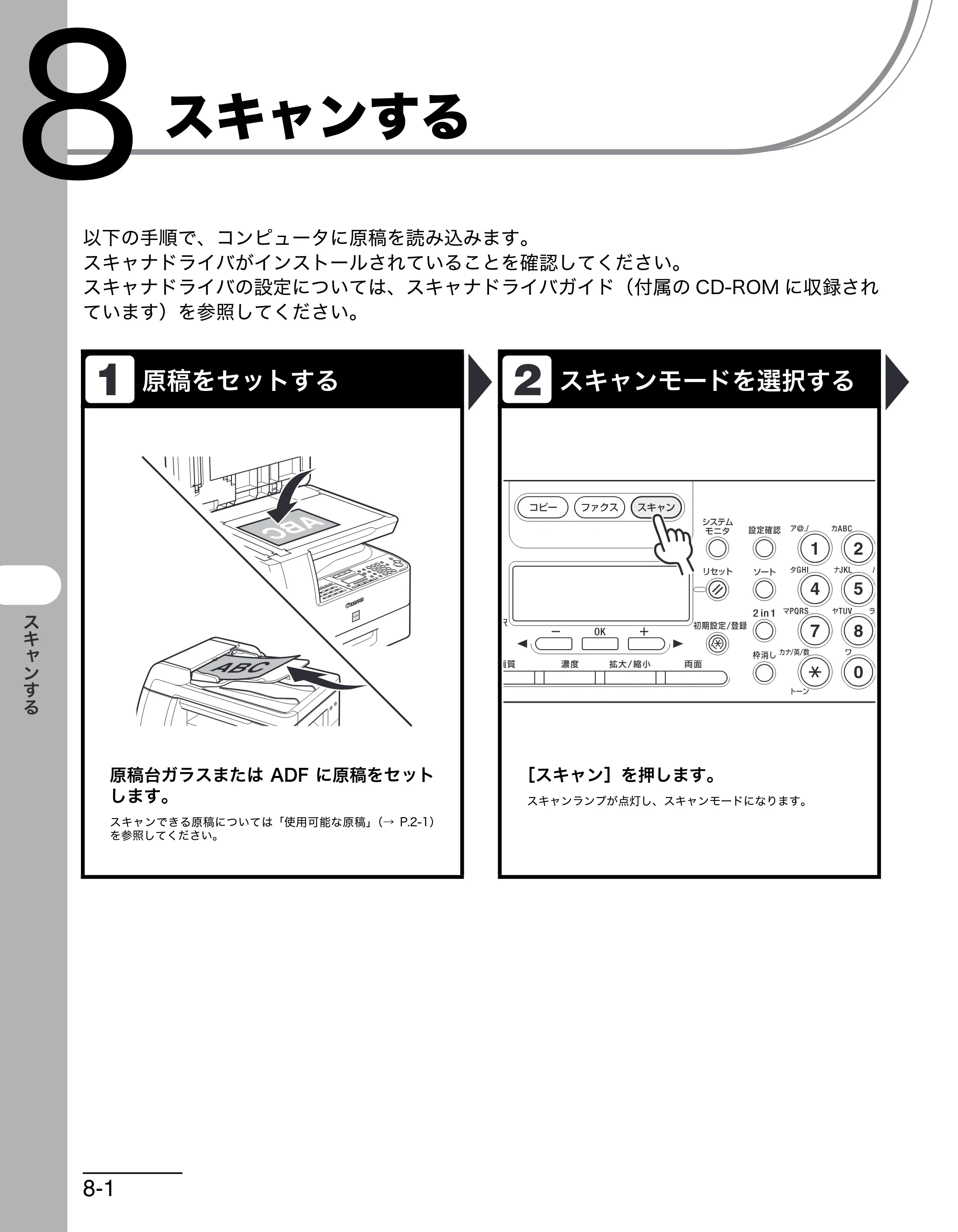 キヤノン MF6570 操作ガイド （基本編） （PDF形式／6.72Mバイト） — スキャンする — 原本ページ — 103ページ