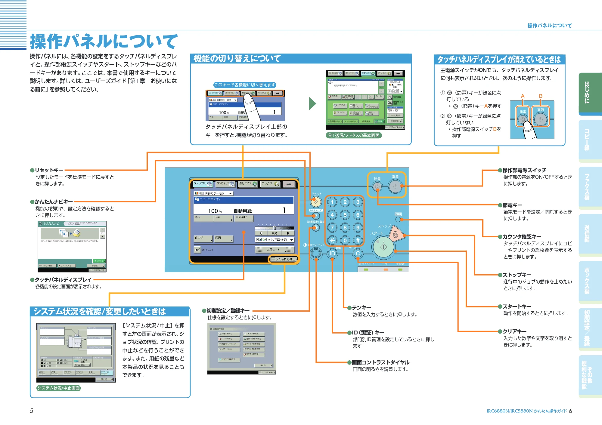 キヤノン iR C6880N/C5880N かんたん操作ガイド (PDF形式/25.83Mバイト) — 原本ページ — 4ページ