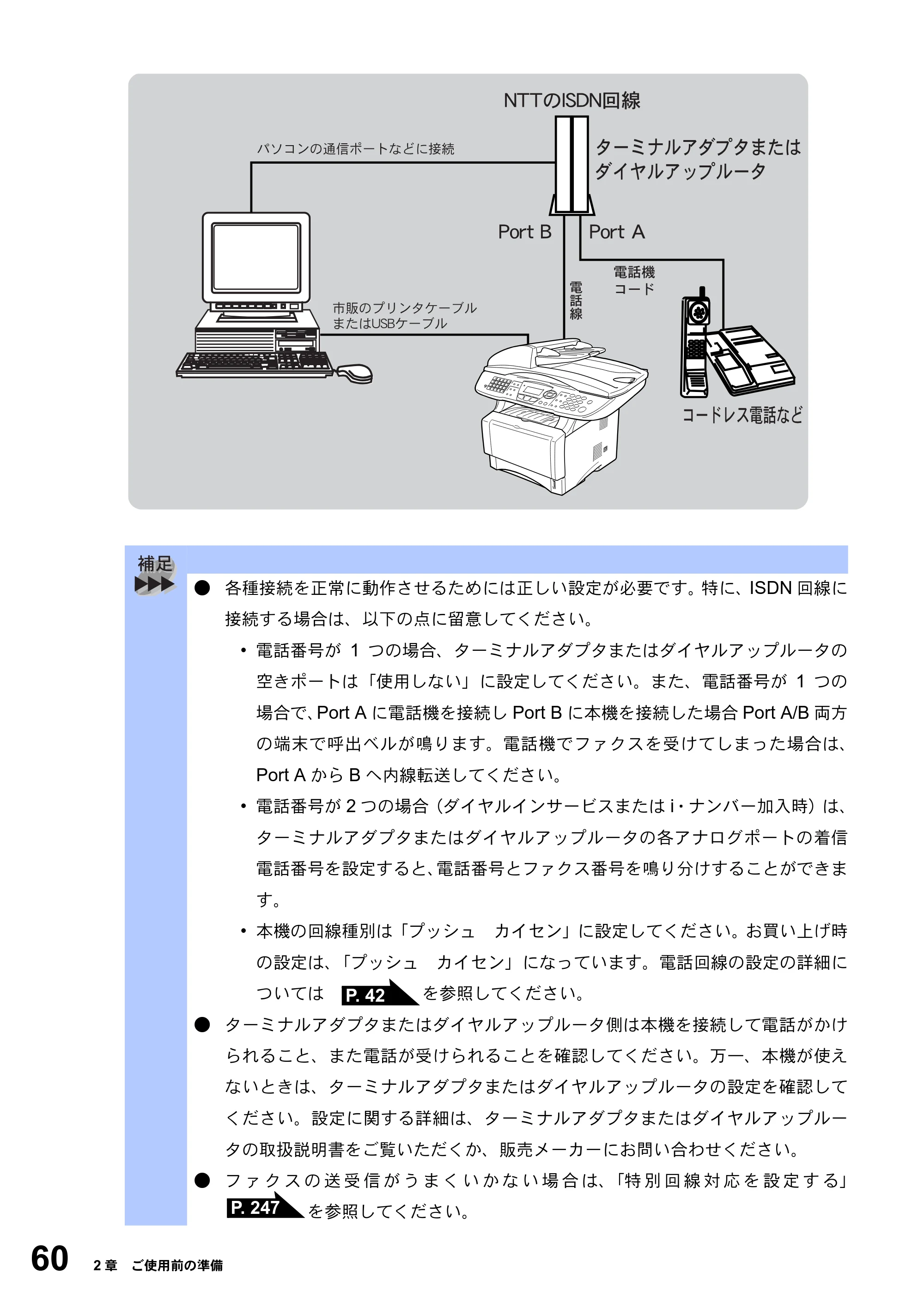 ブラザー MFC-8820J / MFC-8820JN 取扱説明書（本体） — 原本ページ — 60ページ