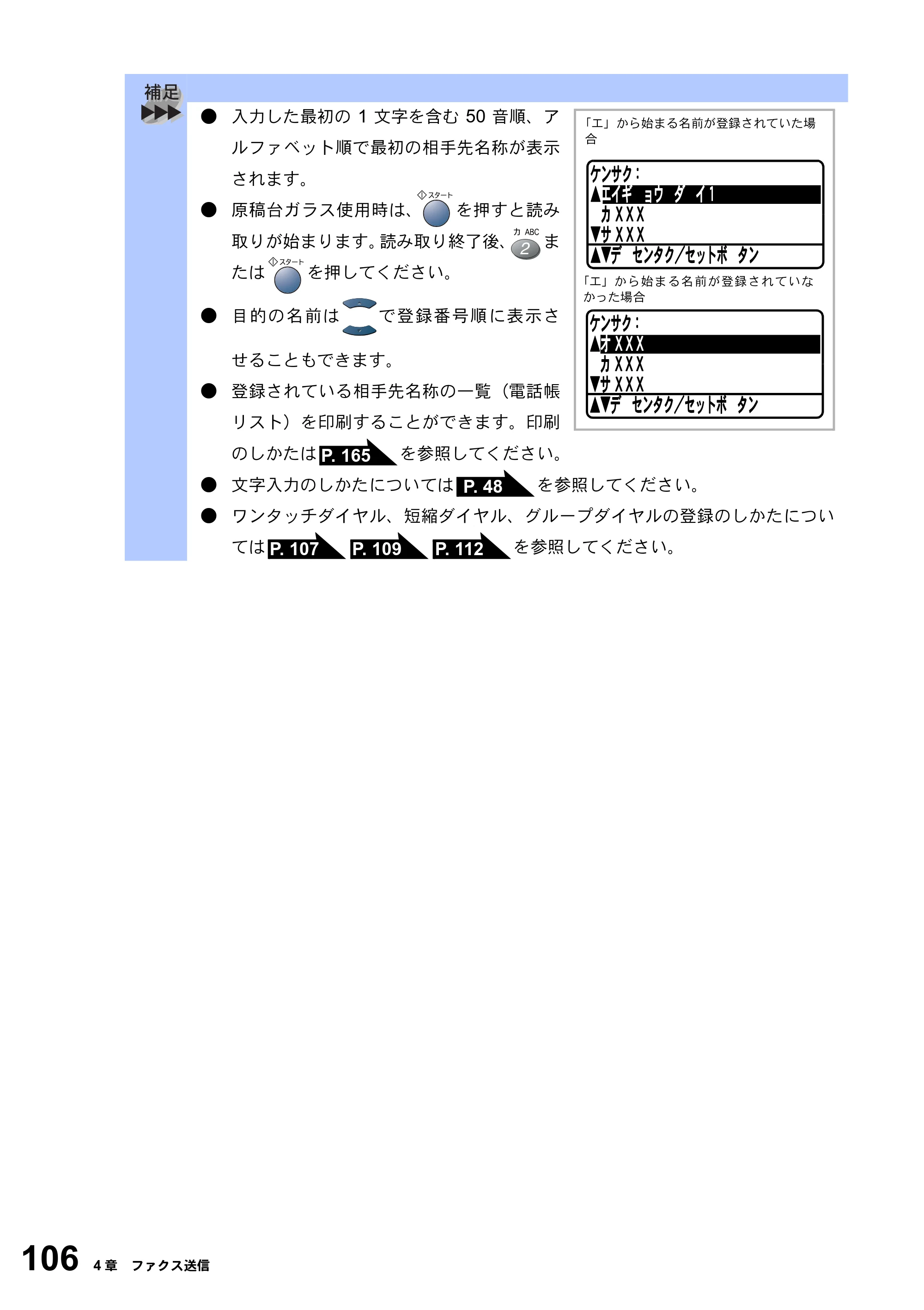 ブラザー MFC-8820J / MFC-8820JN 取扱説明書（本体） — 原本ページ — 106ページ