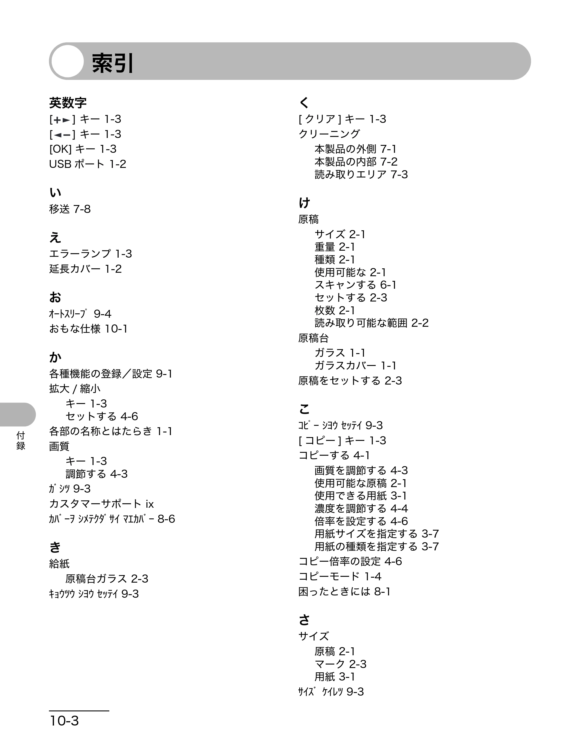 キヤノン MF3220 操作ガイド （基本編） （PDF形式／2.91Mバイト） — 索引 — 原本ページ — 75ページ