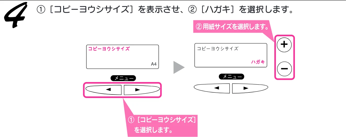 エプソン CC-600PX スタートアップガイド — コピー機として使う コピーの設定を変更する（つづき） — 図版 44-2 — 44ページ