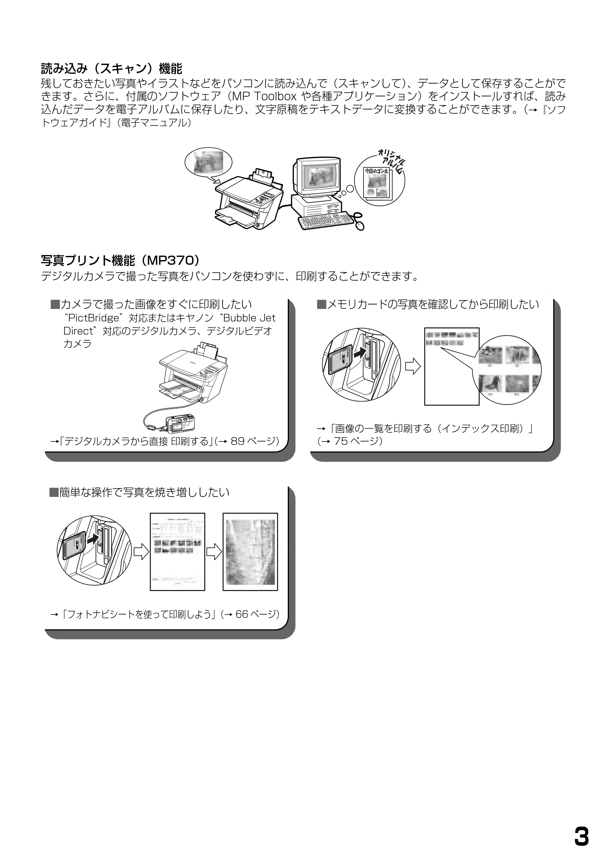 キヤノン PIXUS MP360 基本操作ガイド （PDF形式／4.56Mバイト） — 原本ページ — 5ページ