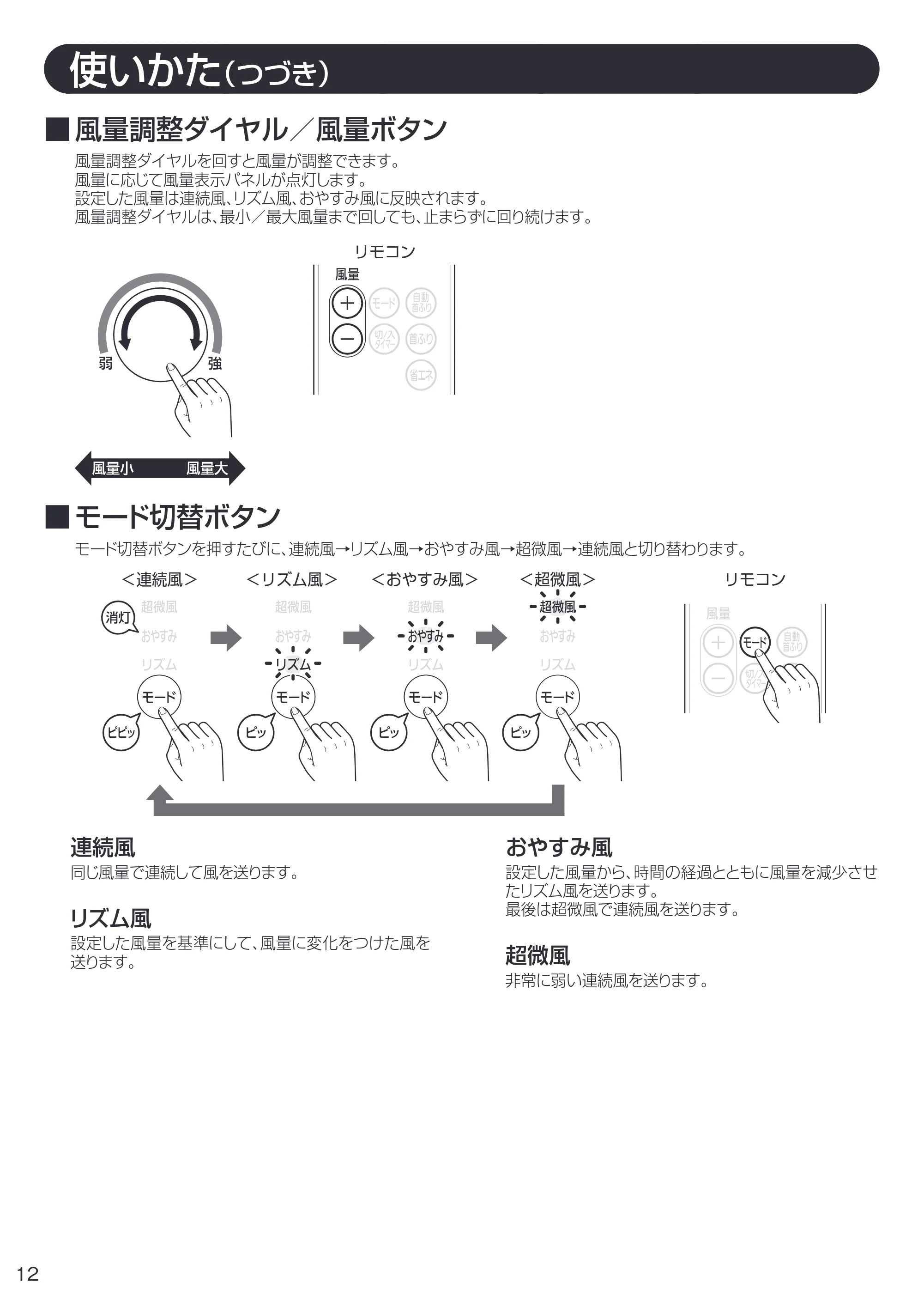 アイリスオーヤマ LFDJ-301H 取扱説明書 — 原本ページ — 12ページ