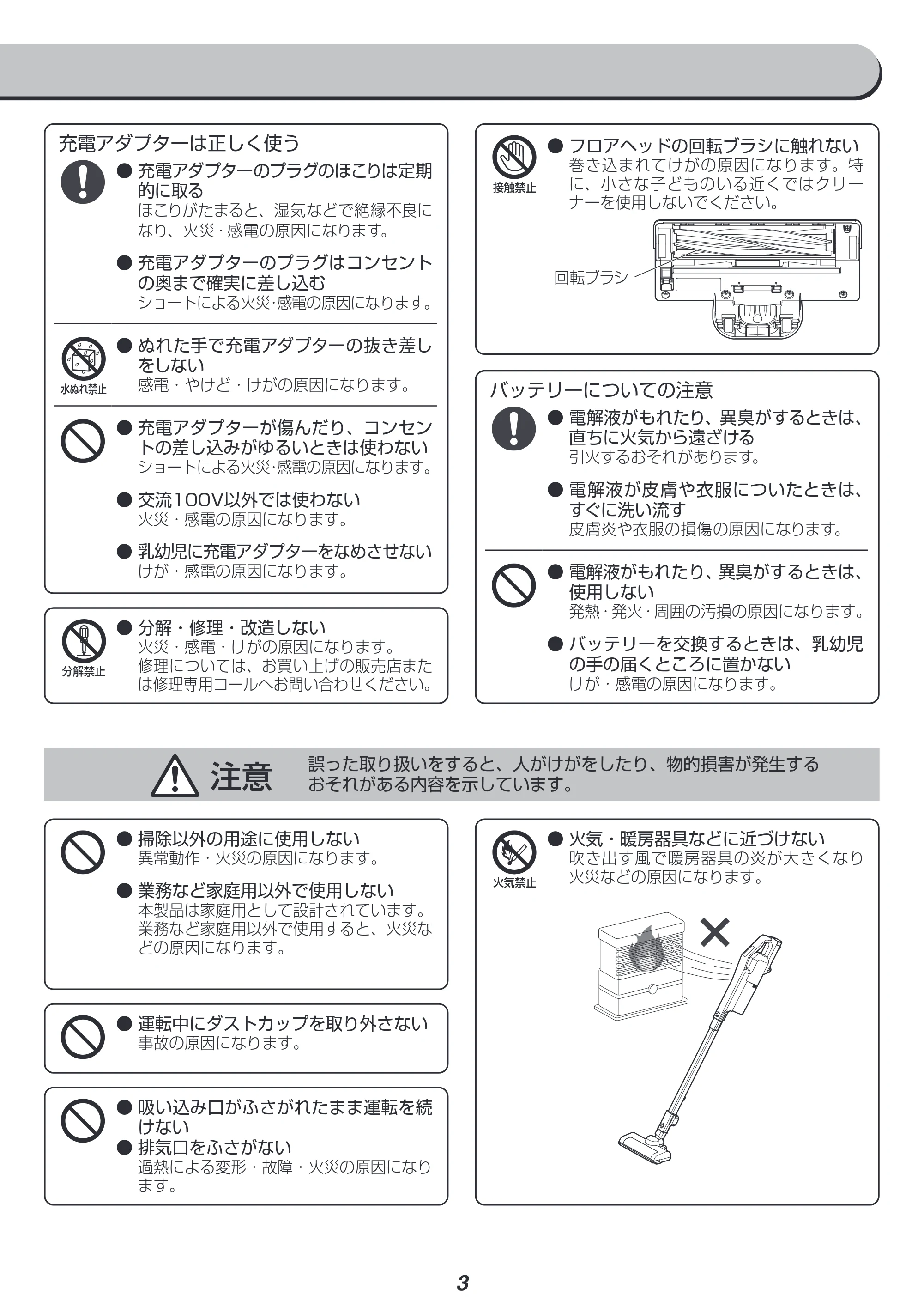アイリスオーヤマ SCD-183P 取扱説明書 — 原本ページ — 3ページ