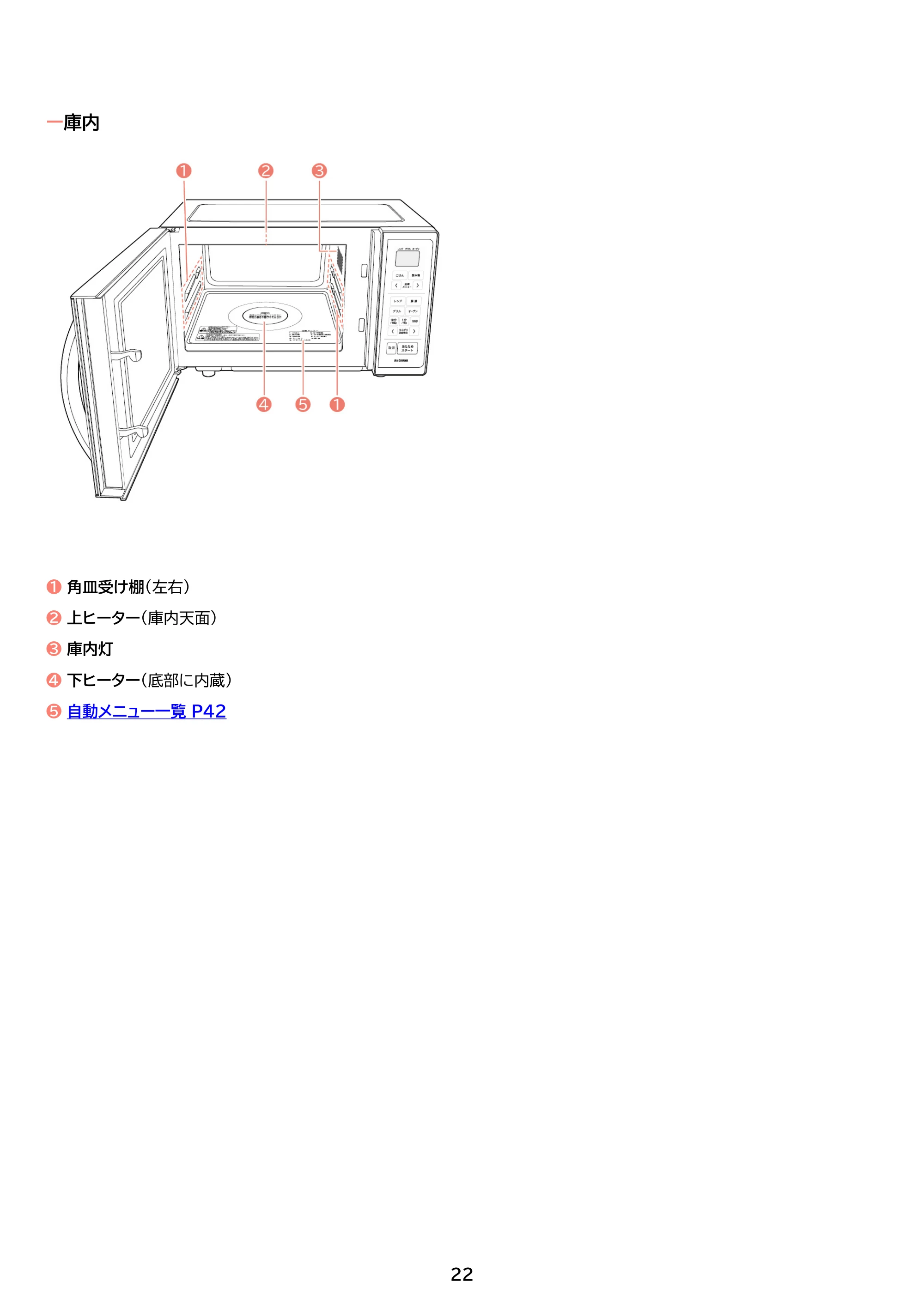 アイリスオーヤマ MO-F1601 取扱説明書 — 原本ページ — 22ページ