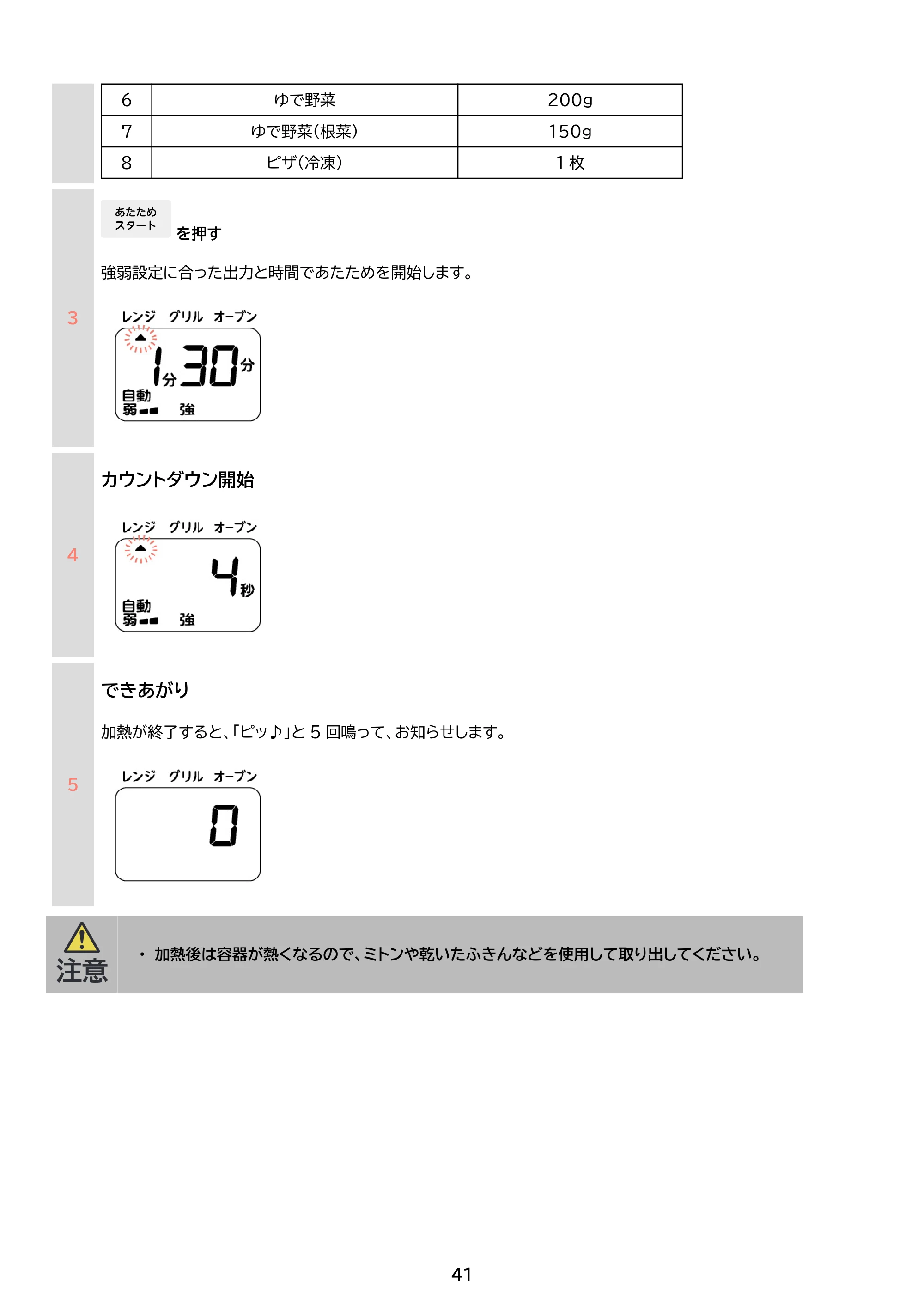 アイリスオーヤマ MO-F1601 取扱説明書 — 原本ページ — 41ページ