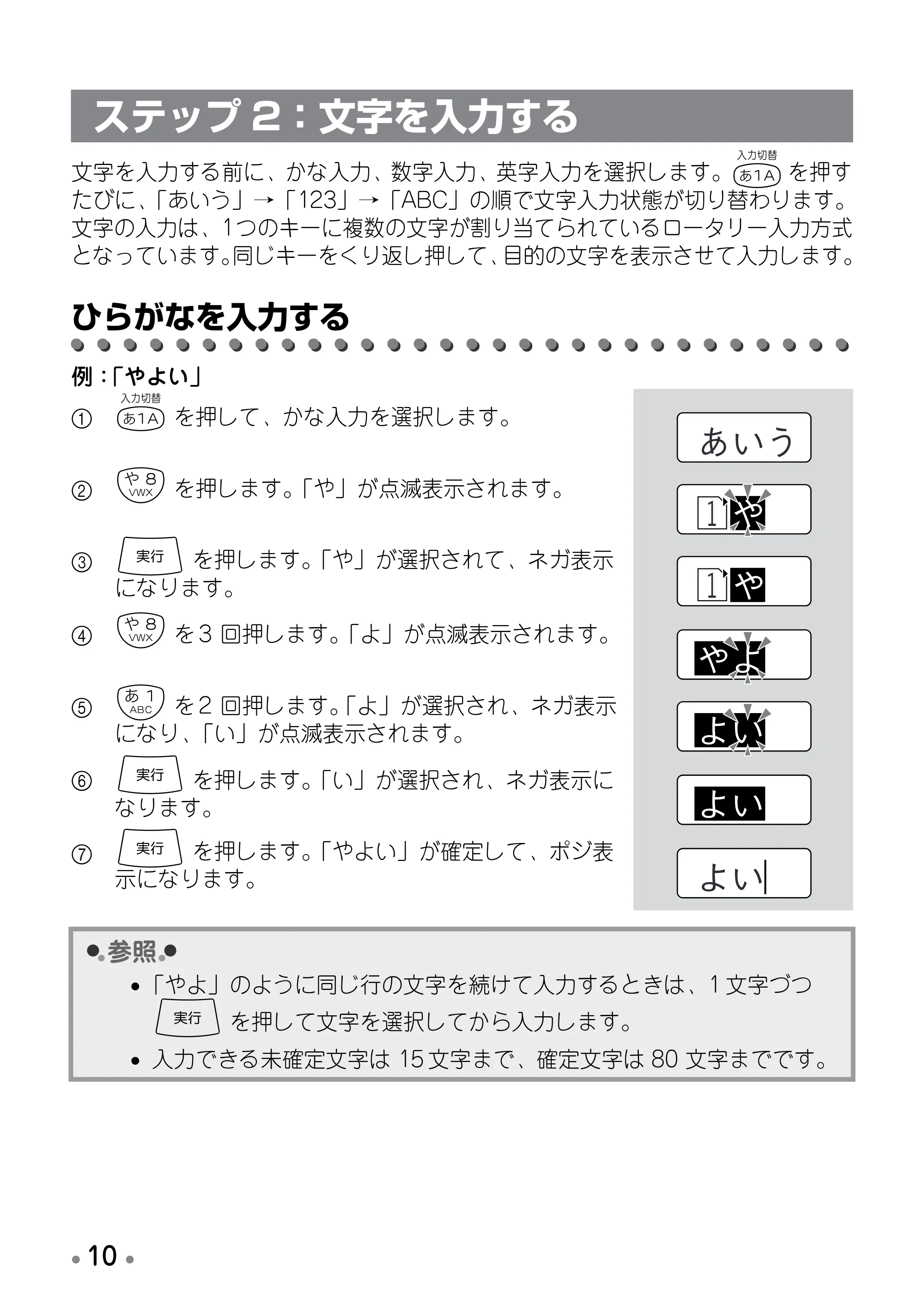 ブラザー PT-170 取扱説明書 ドラえもん版 — ステップ2：文字を入力する — 原本ページ — 12ページ