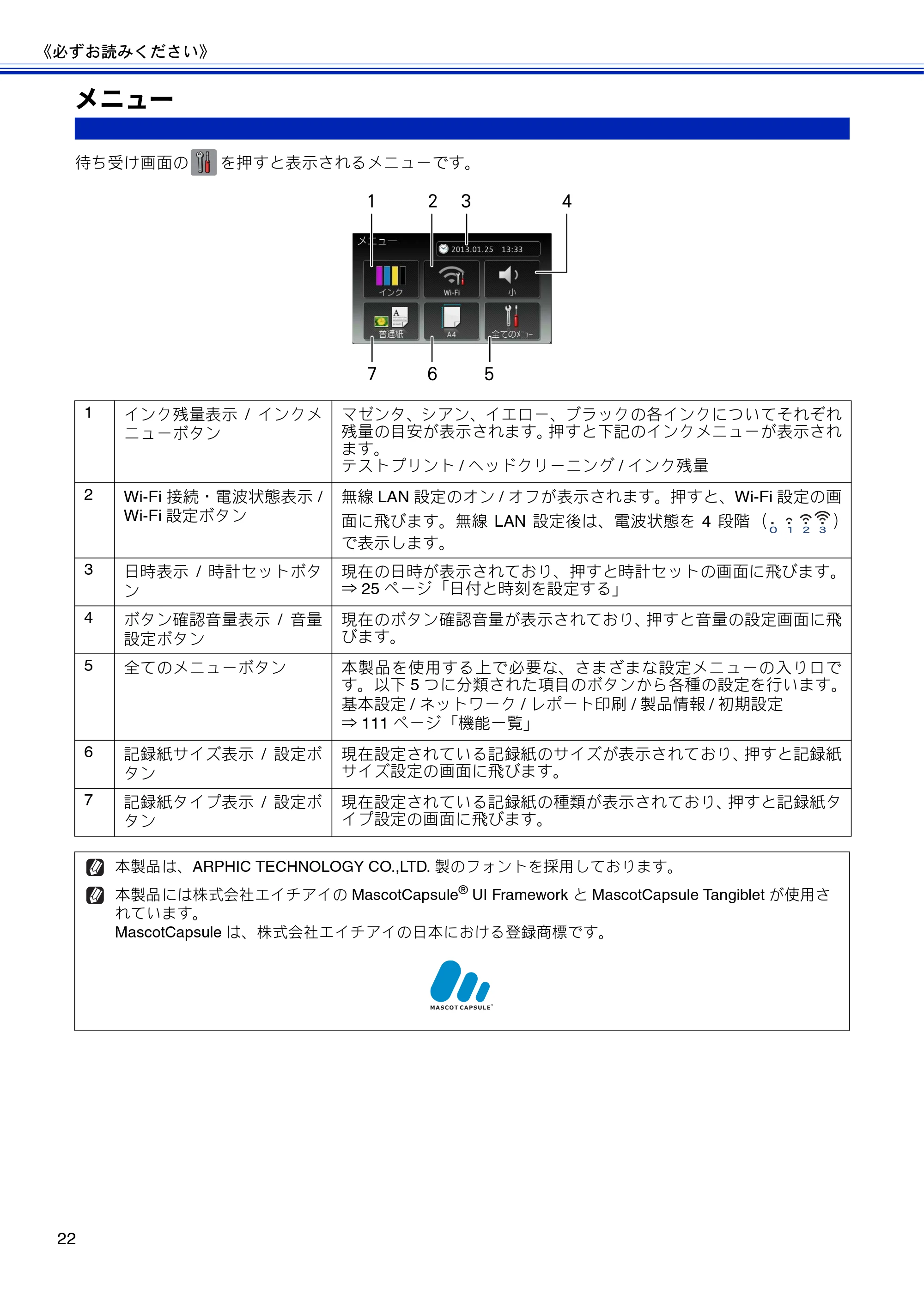 ブラザー DCP-J4210N ユーザーズガイド ~基本編~ — メニュー — 原本ページ — 24ページ