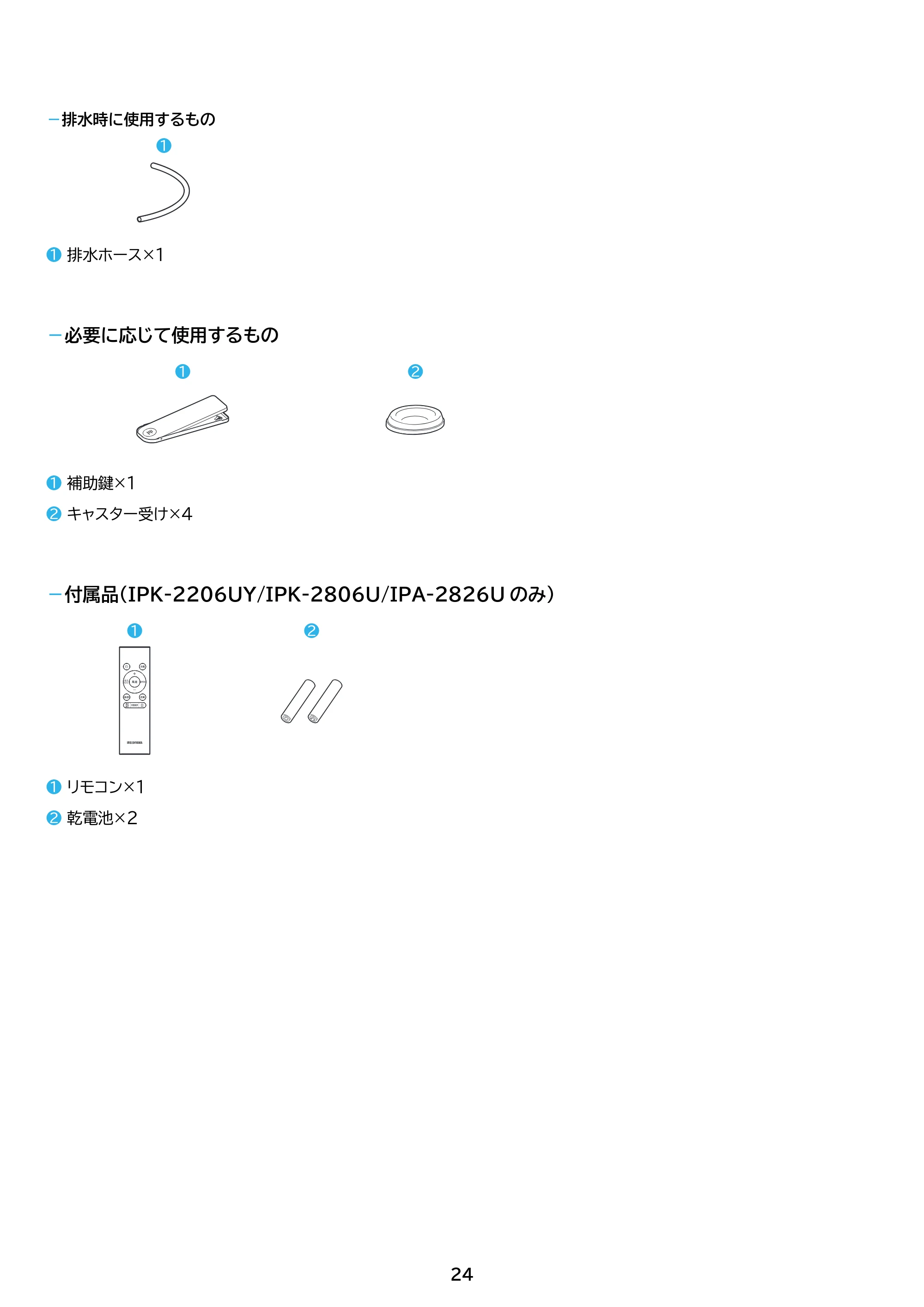 アイリスオーヤマ IPK-2806U 取扱説明書 — 原本ページ — 24ページ