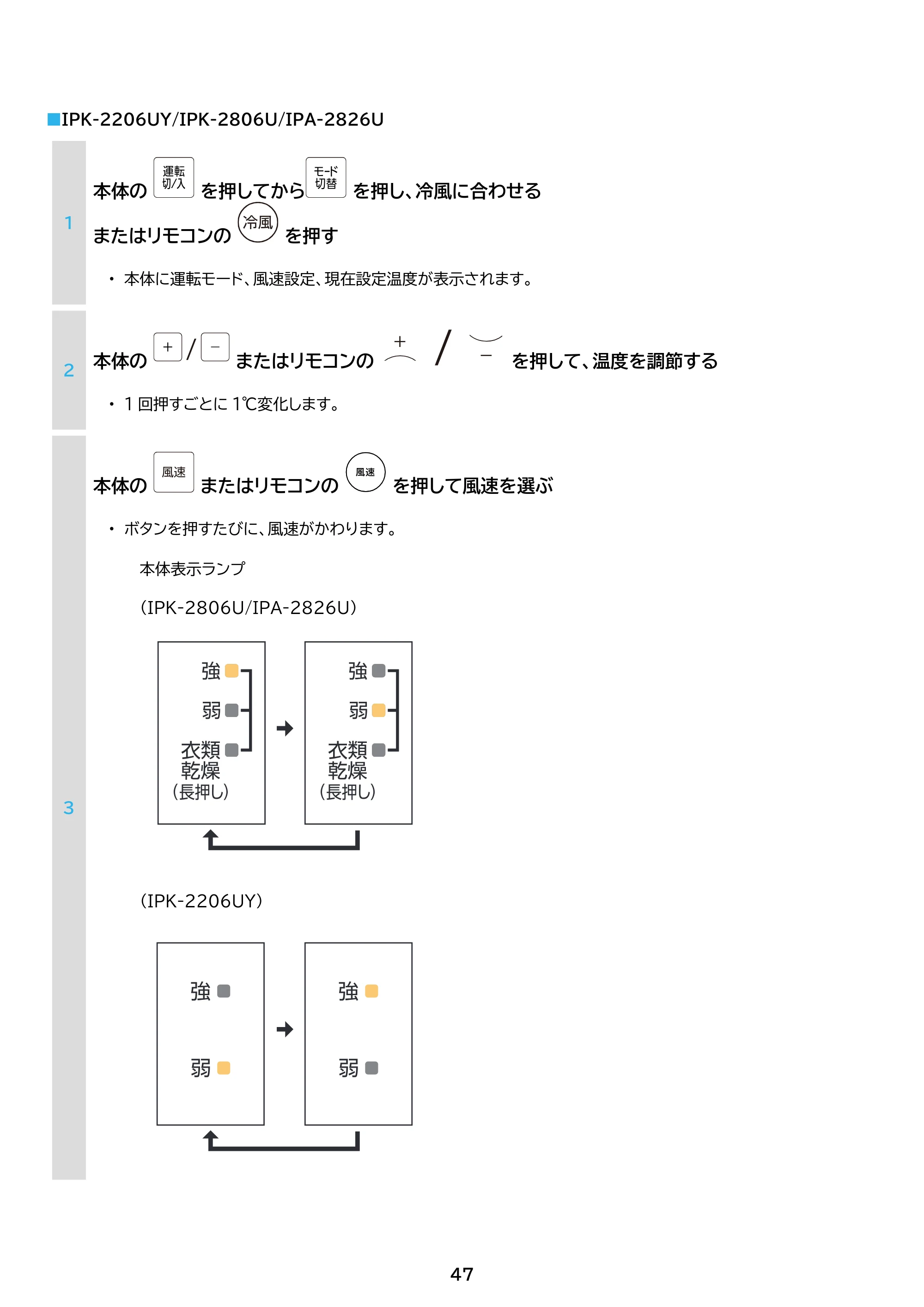 アイリスオーヤマ IPK-2806U 取扱説明書 — 原本ページ — 47ページ