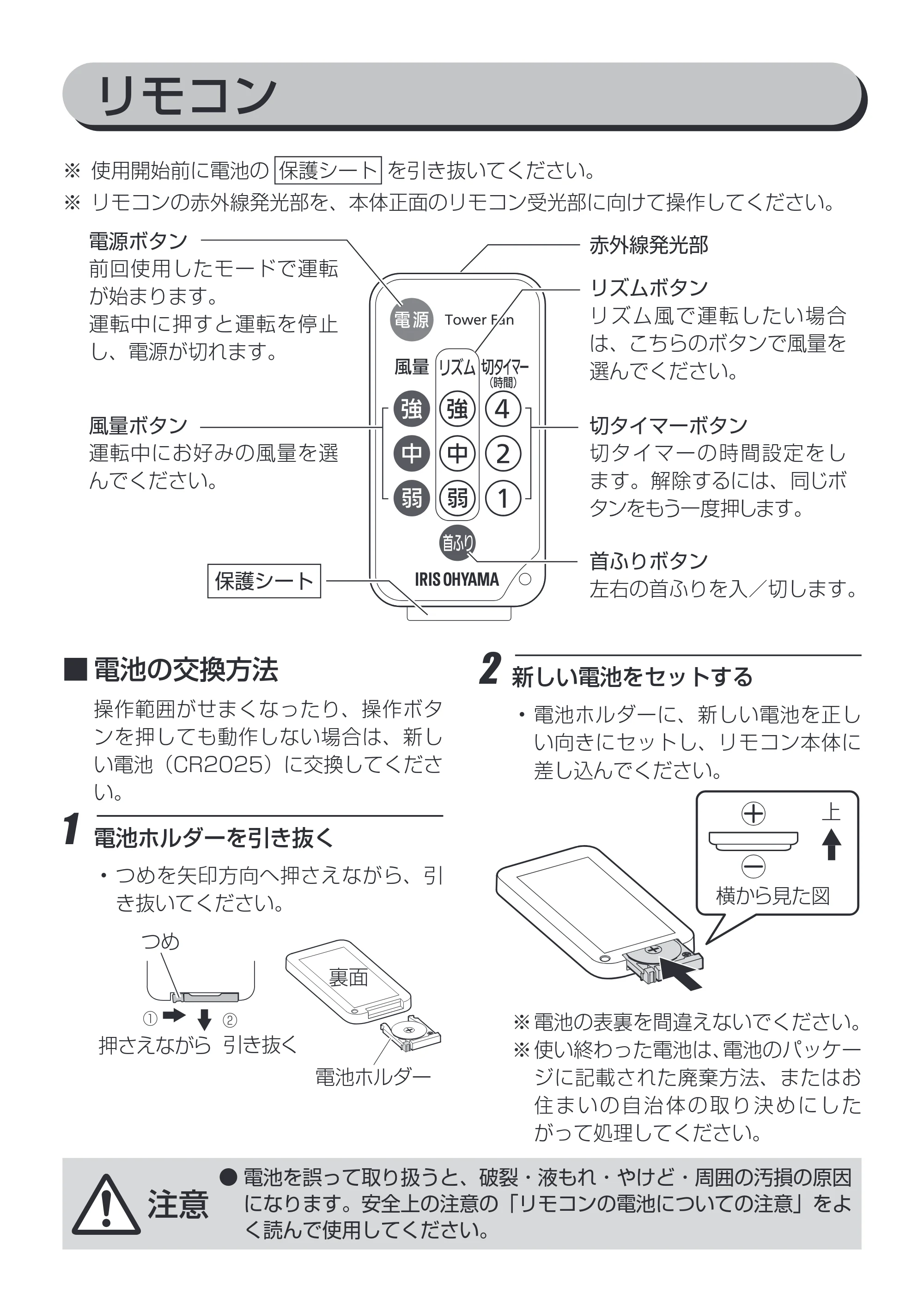 アイリスオーヤマ KTF-C84T 取扱説明書 — 原本ページ — 9ページ