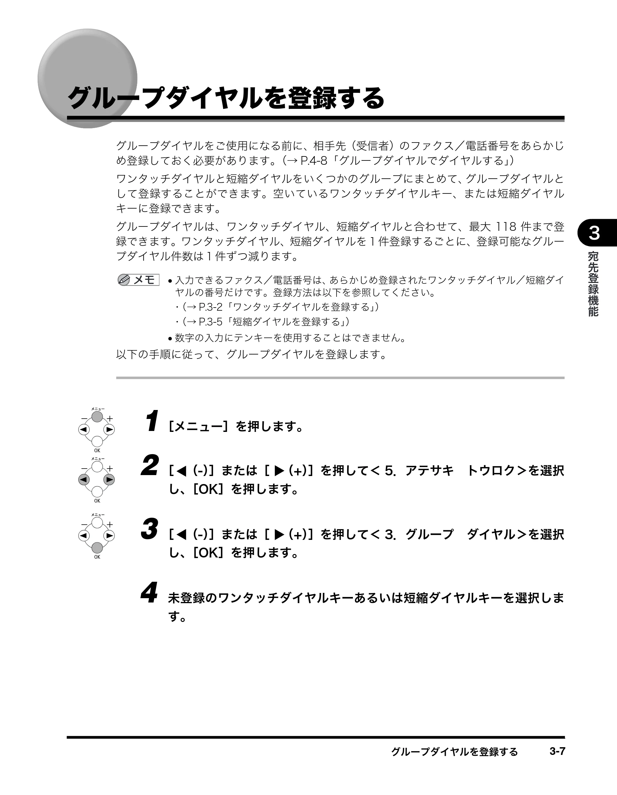 キヤノン MF8180 ファクスガイド （PDF形式／3.23Mバイト） — グループダイヤルを登録する — 原本ページ — 28ページ