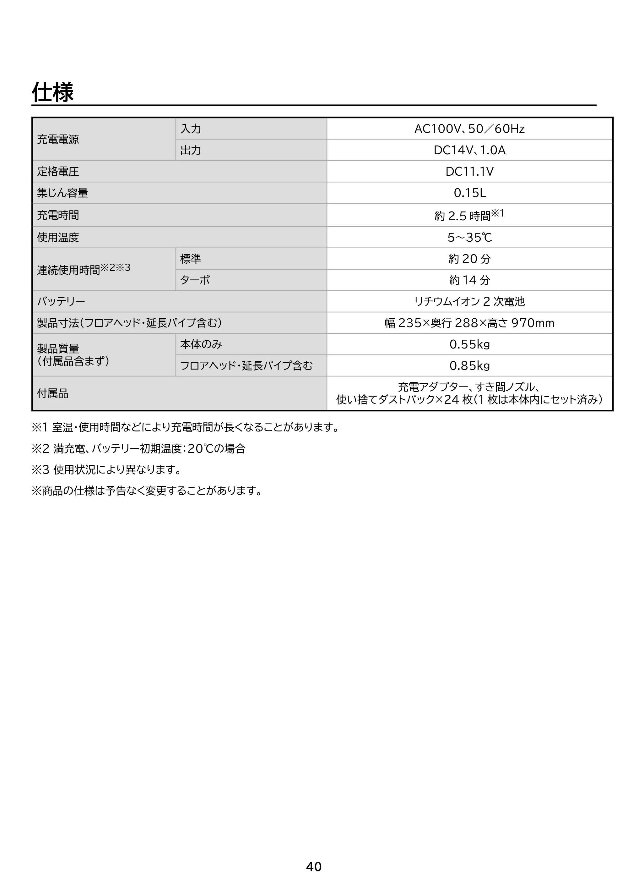 アイリスオーヤマ HBD-41 取扱説明書 — 原本ページ — 40ページ