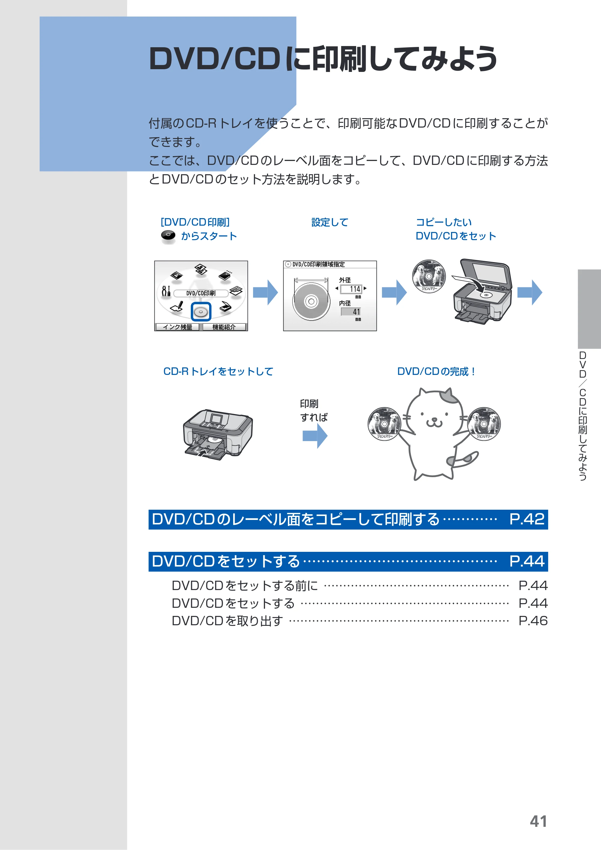 キヤノン PIXUS MP990 らくらく操作ガイド （PDF形式／26.94Mバイト） — 原本ページ — 43ページ