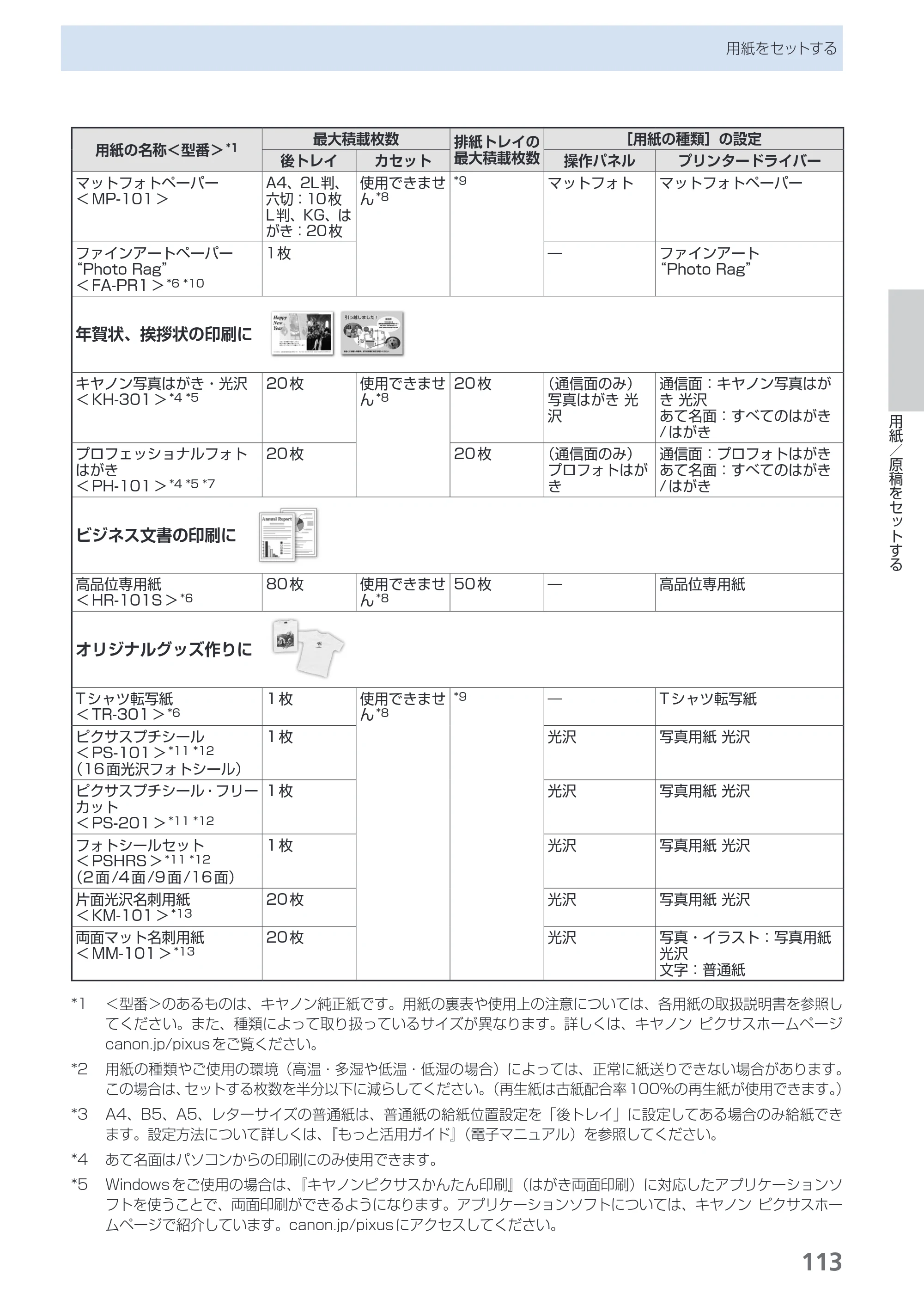 キヤノン PIXUS MP990 らくらく操作ガイド （PDF形式／26.94Mバイト） — 原本ページ — 115ページ