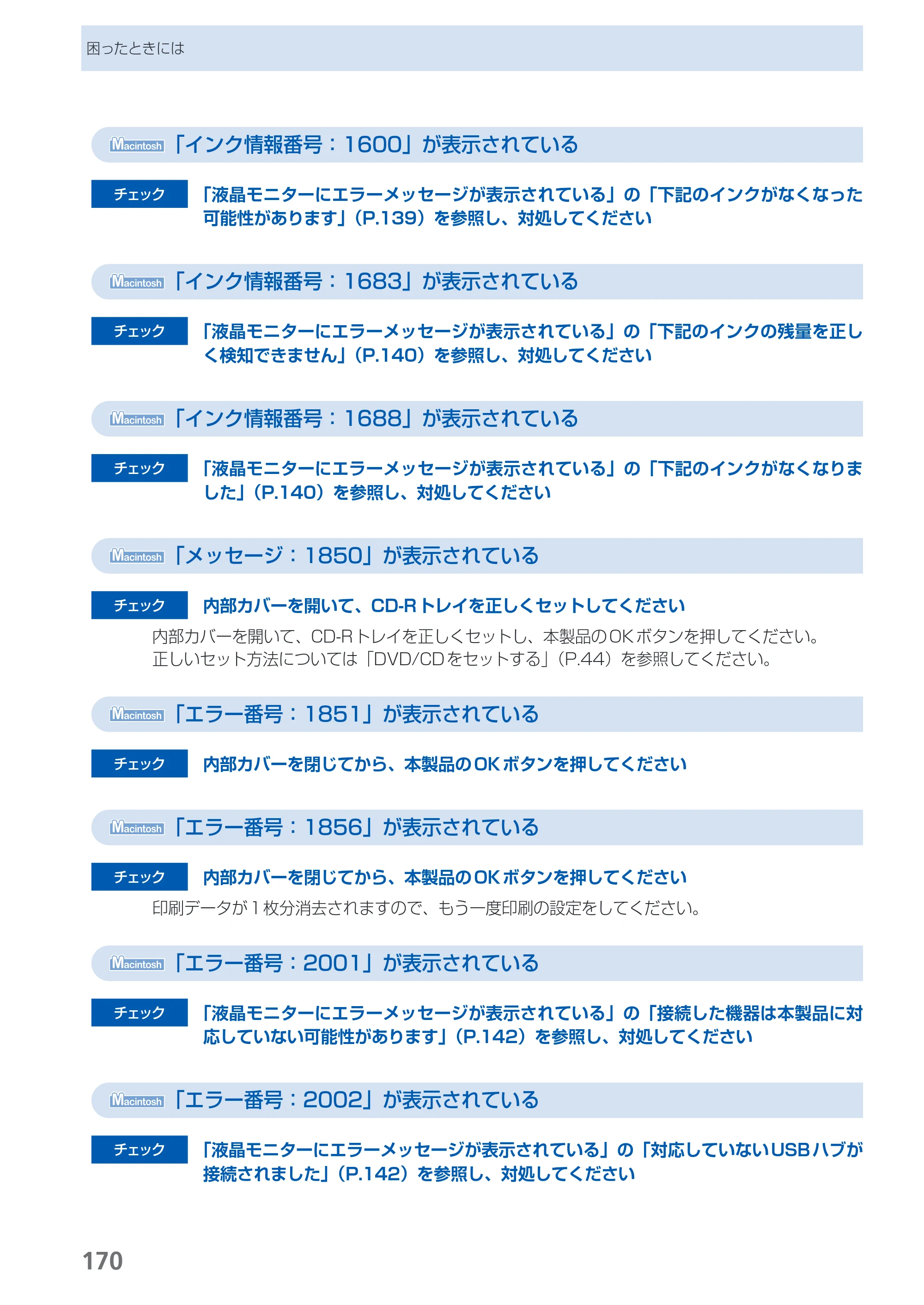 キヤノン PIXUS MP990 らくらく操作ガイド （PDF形式／26.94Mバイト） — 原本ページ — 172ページ