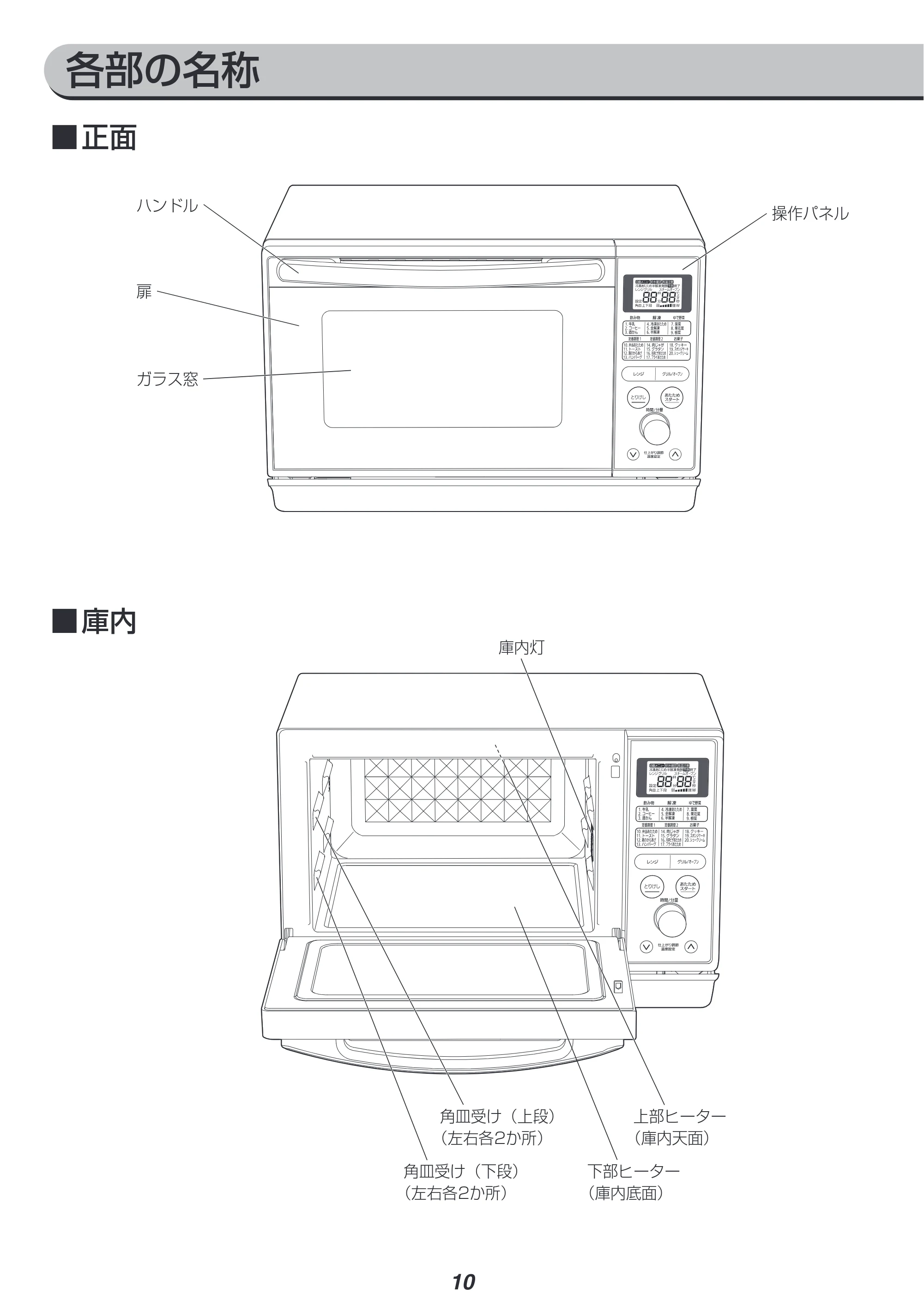 アイリスオーヤマ MO-F2402 取扱説明書 — 原本ページ — 10ページ
