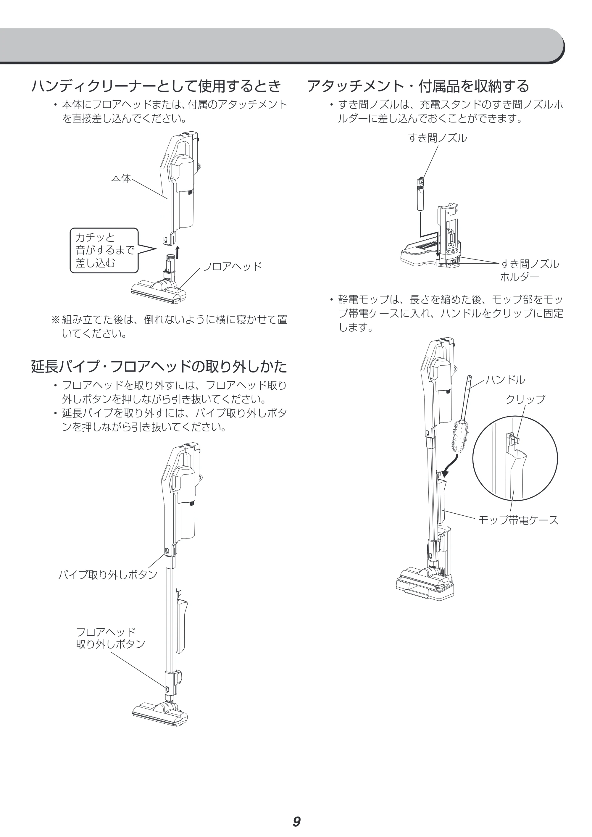 アイリスオーヤマ SCD-R1PB 取扱説明書 — 原本ページ — 9ページ