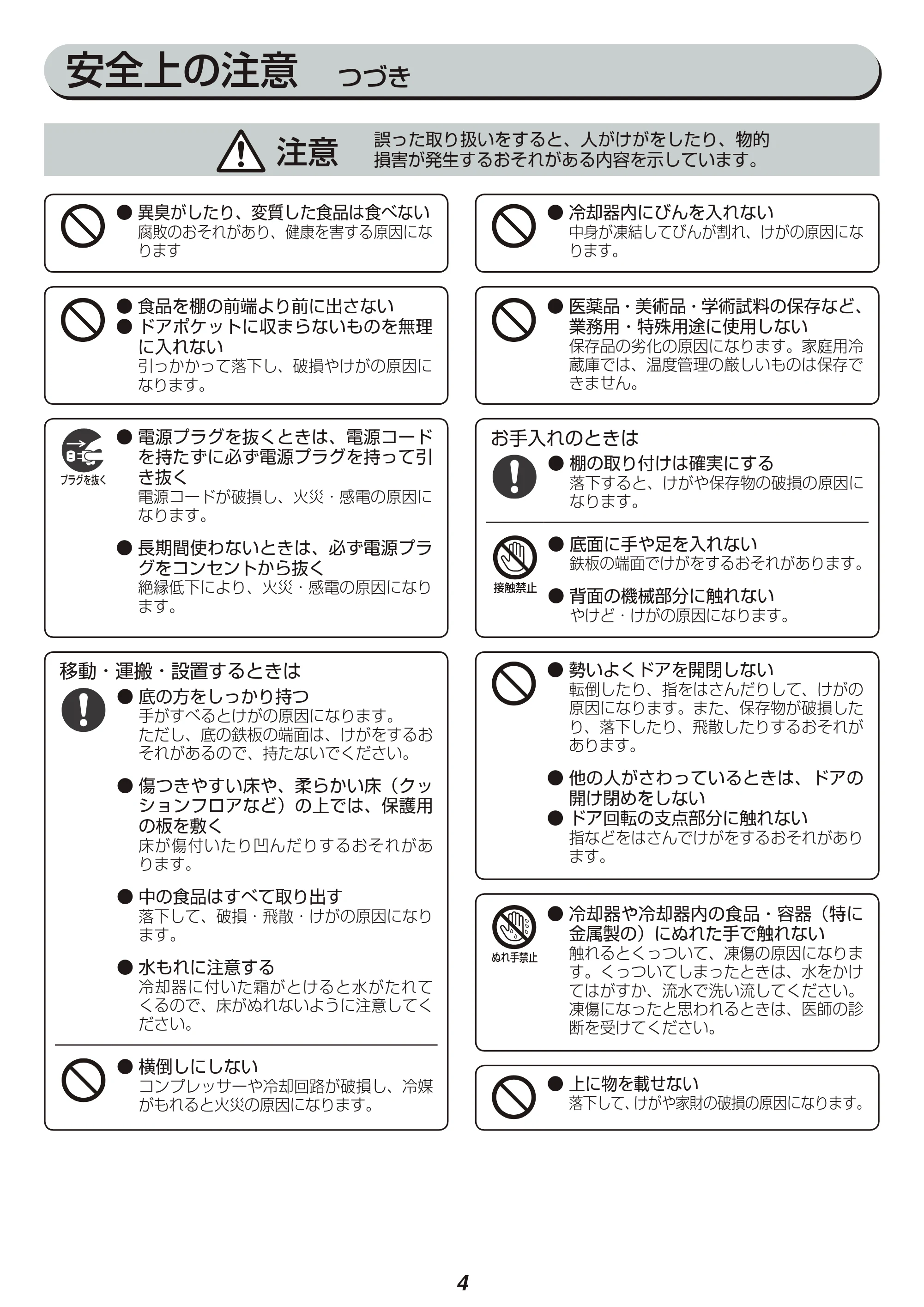 アイリスオーヤマ IRR-45 取扱説明書 — 原本ページ — 4ページ