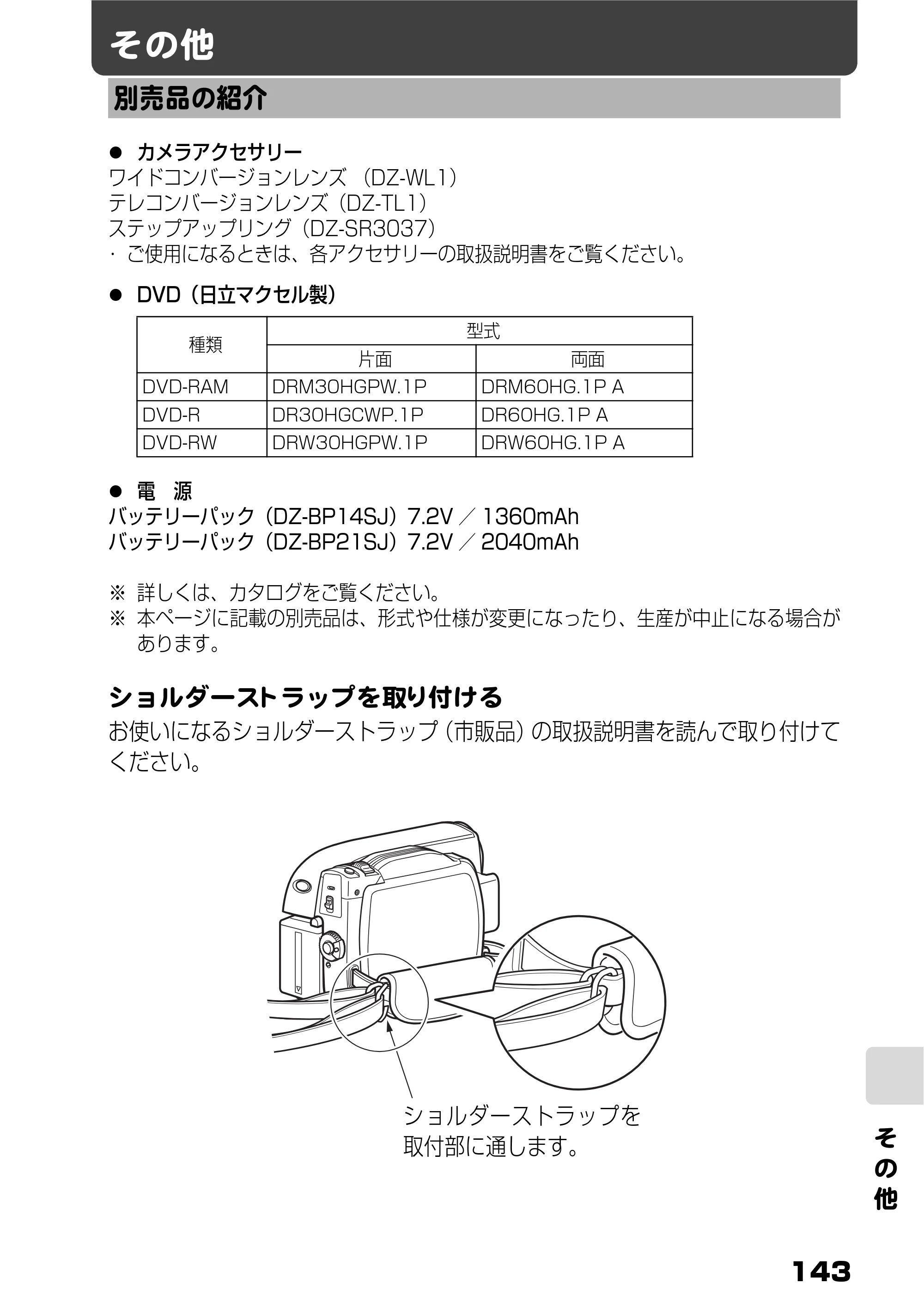 日立 DZ-HS803 / DZ-HS903 取扱説明書 — その他 — 原本ページ — 1ページ