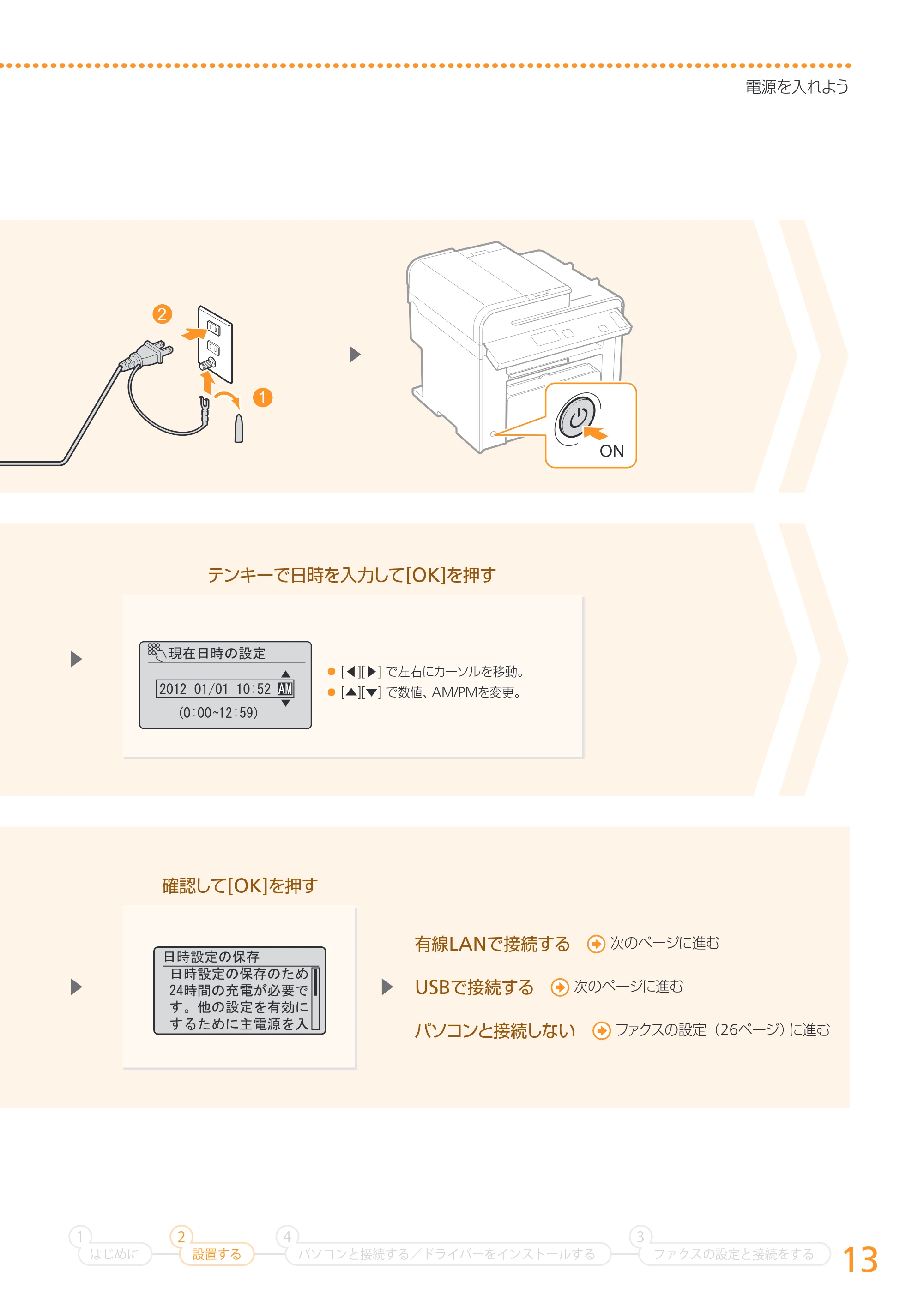 キヤノン MF4890dw/MF4870dn/MF4830d/MF4820d/MF4750 スタートアップガイド 2013年5月9日更新(PDF:3.73MB) — 原本ページ — 13ページ