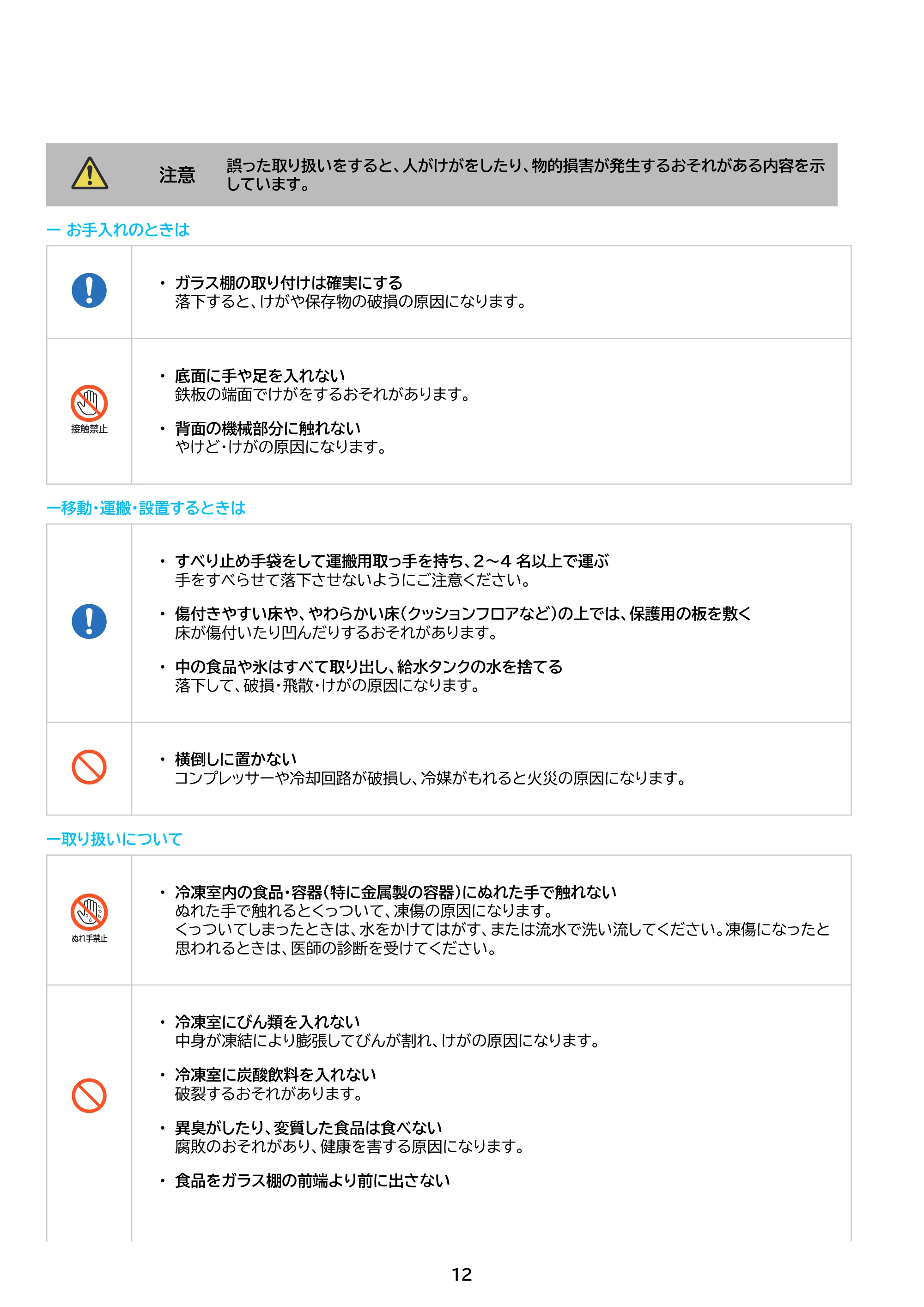 アイリスオーヤマ IRSN-I30A 取扱説明書 — 原本ページ — 12ページ