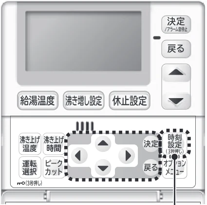 日立 RHK-1501EDS / RHK-1501EDKS 取扱説明書 — 日付/時刻の合わせかた — 図版 15-1 — 15ページ