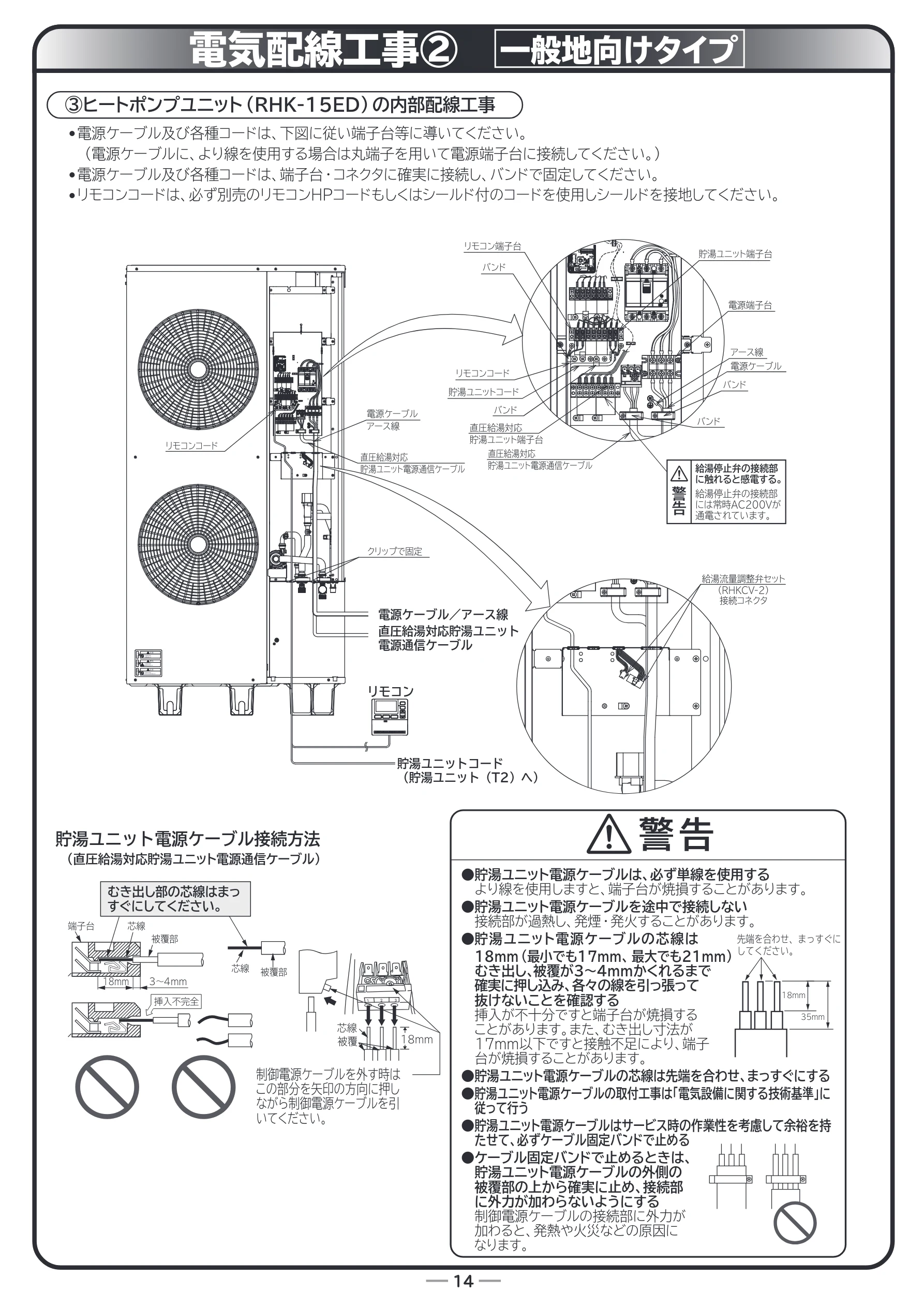 日立 RHK-1501EDS / RHK-1501EDKS 取扱説明書 — 電気配線工事② — 図版 66-1 — 66ページ
