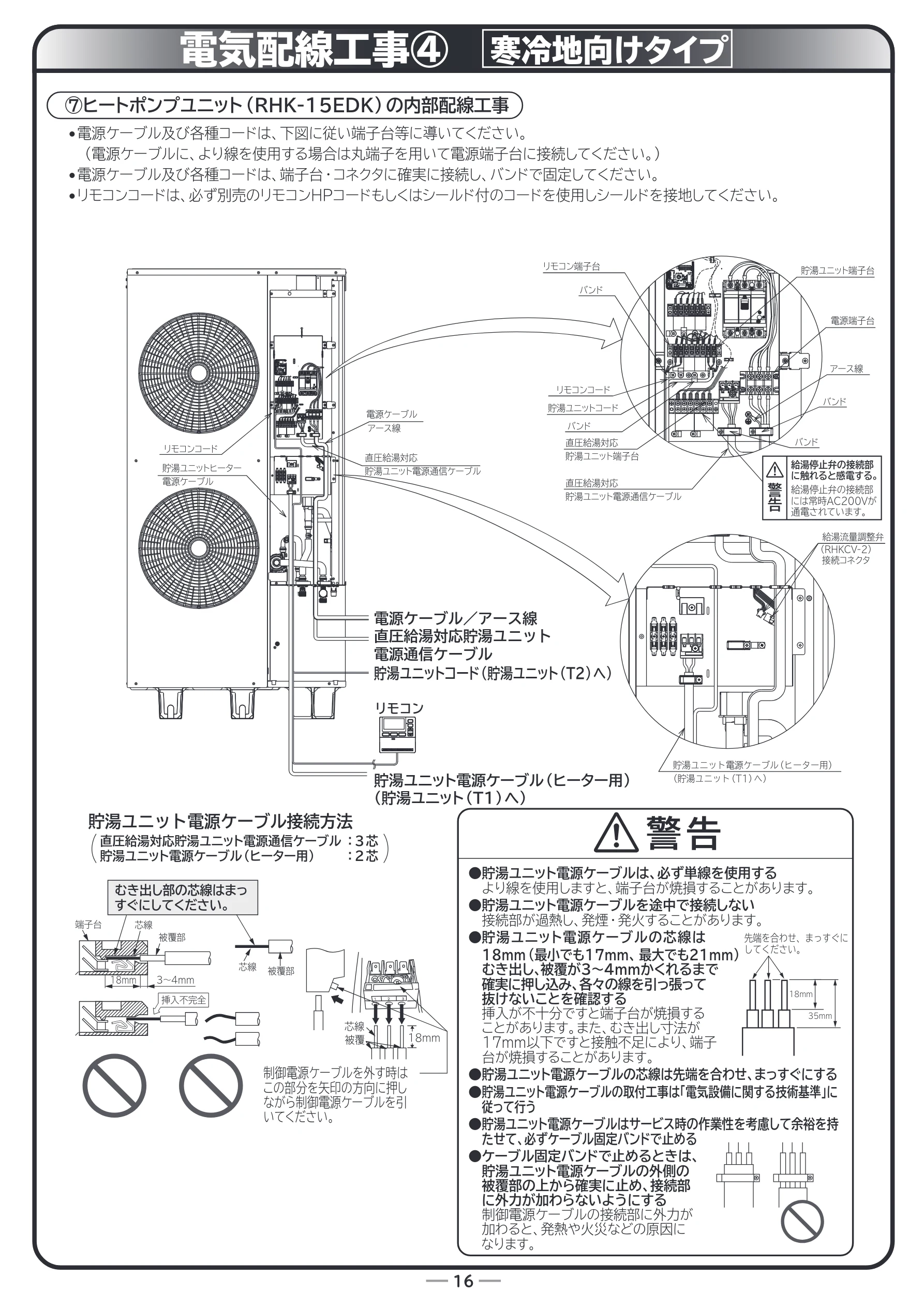 日立 RHK-1501EDS / RHK-1501EDKS 取扱説明書 — 電気配線工事④ — 図版 68-1 — 68ページ