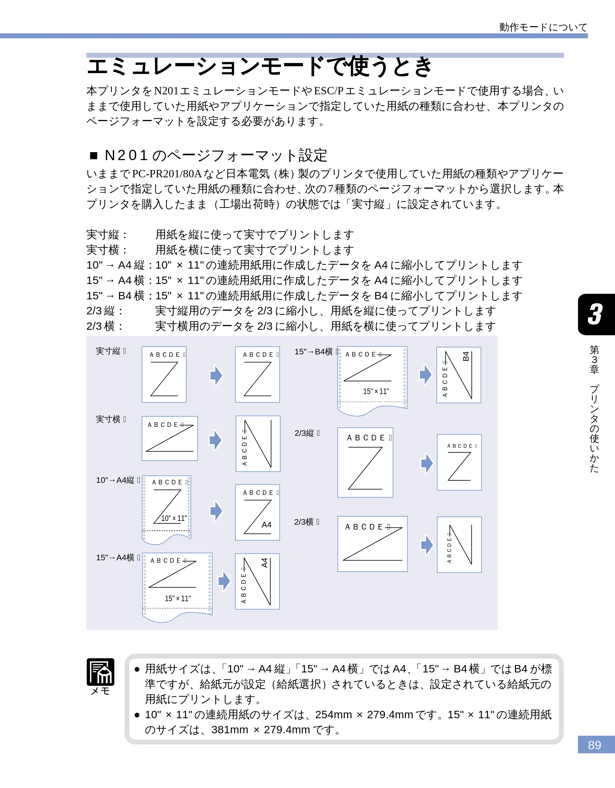 キヤノン LBP-1810 ユーザーズガイド （PDF形式／4.75Mバイト） — エミュレーションモードで使うとき — 原本ページ — 90ページ