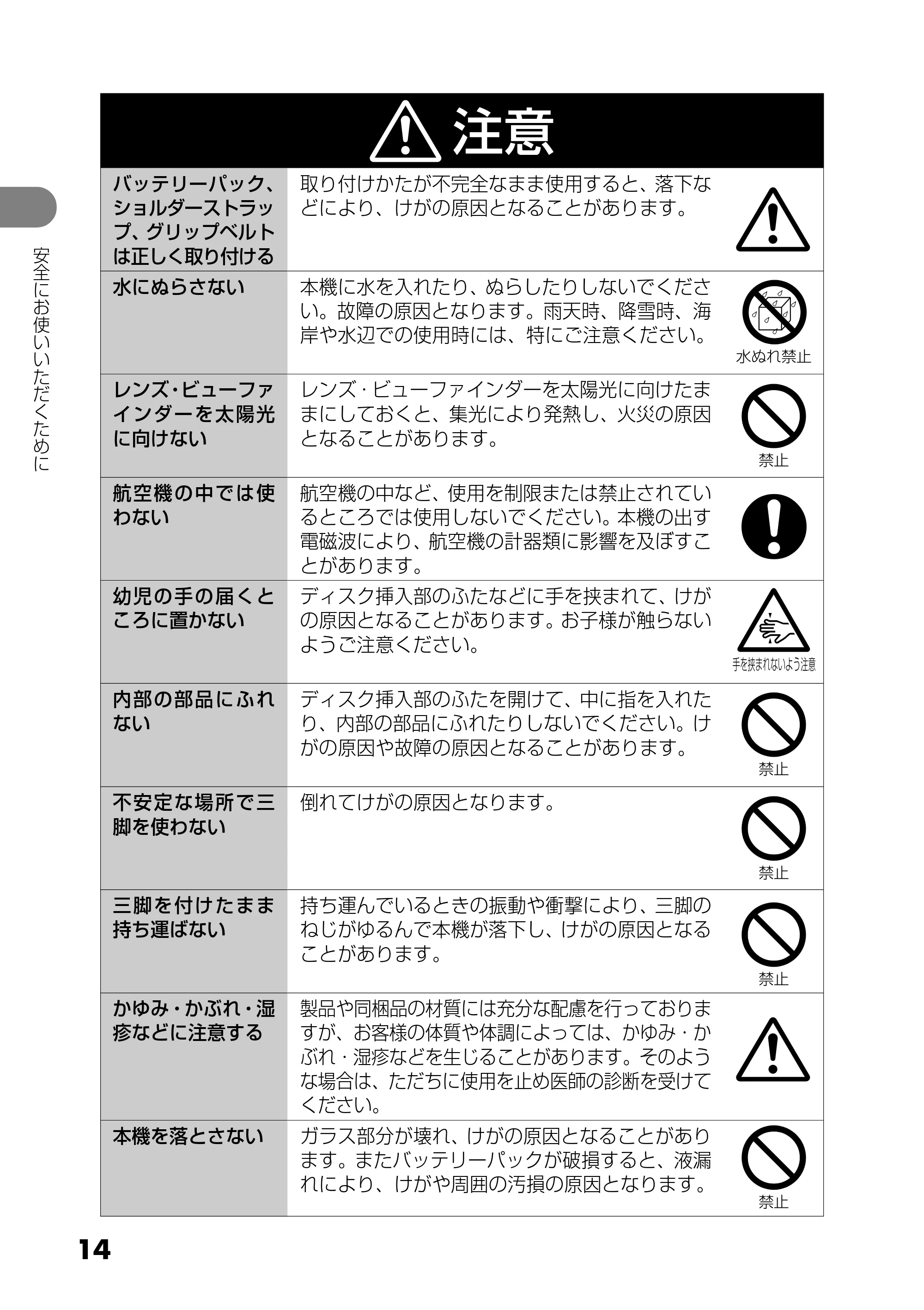 日立 DZ-MV730 取扱説明書 — 原本ページ — 14ページ