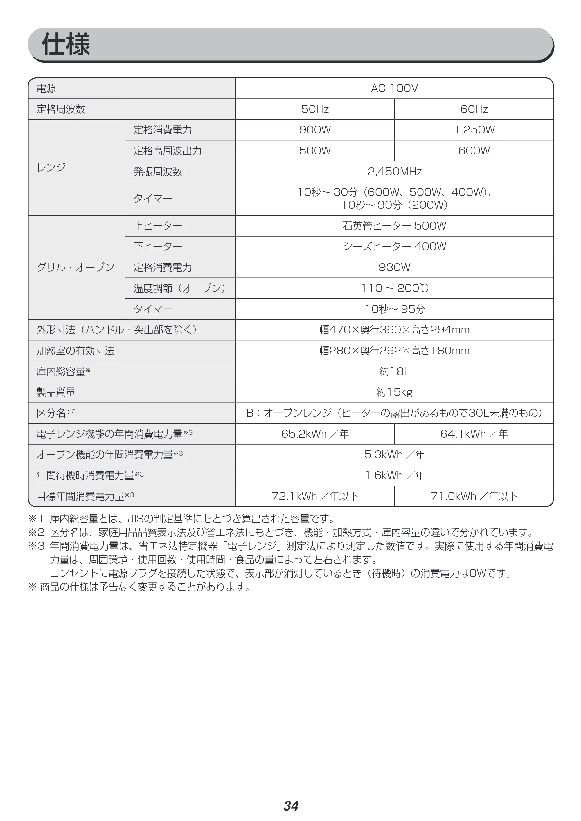 アイリスオーヤマ MO-F1806 取扱説明書 — 原本ページ — 34ページ