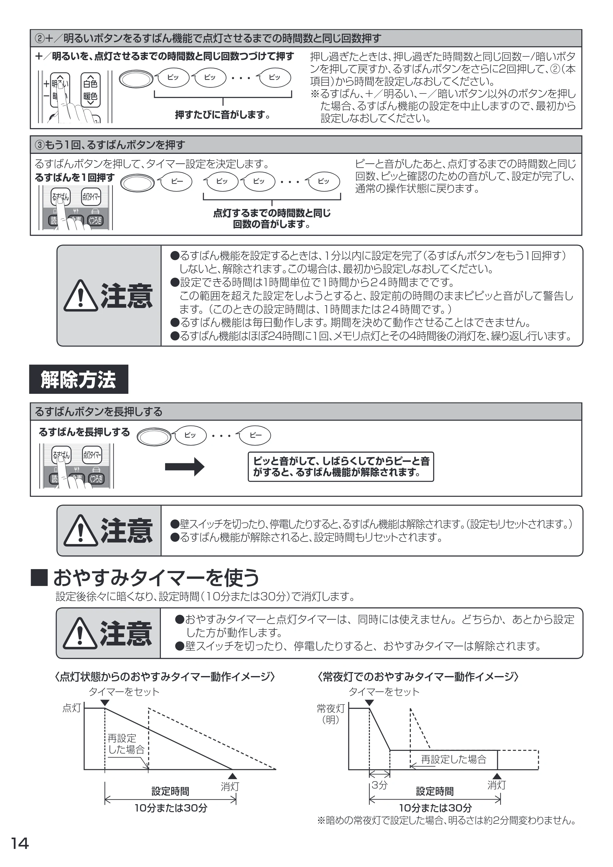 アイリスオーヤマ CL12DL-CF1 取扱説明書 — 原本ページ — 14ページ