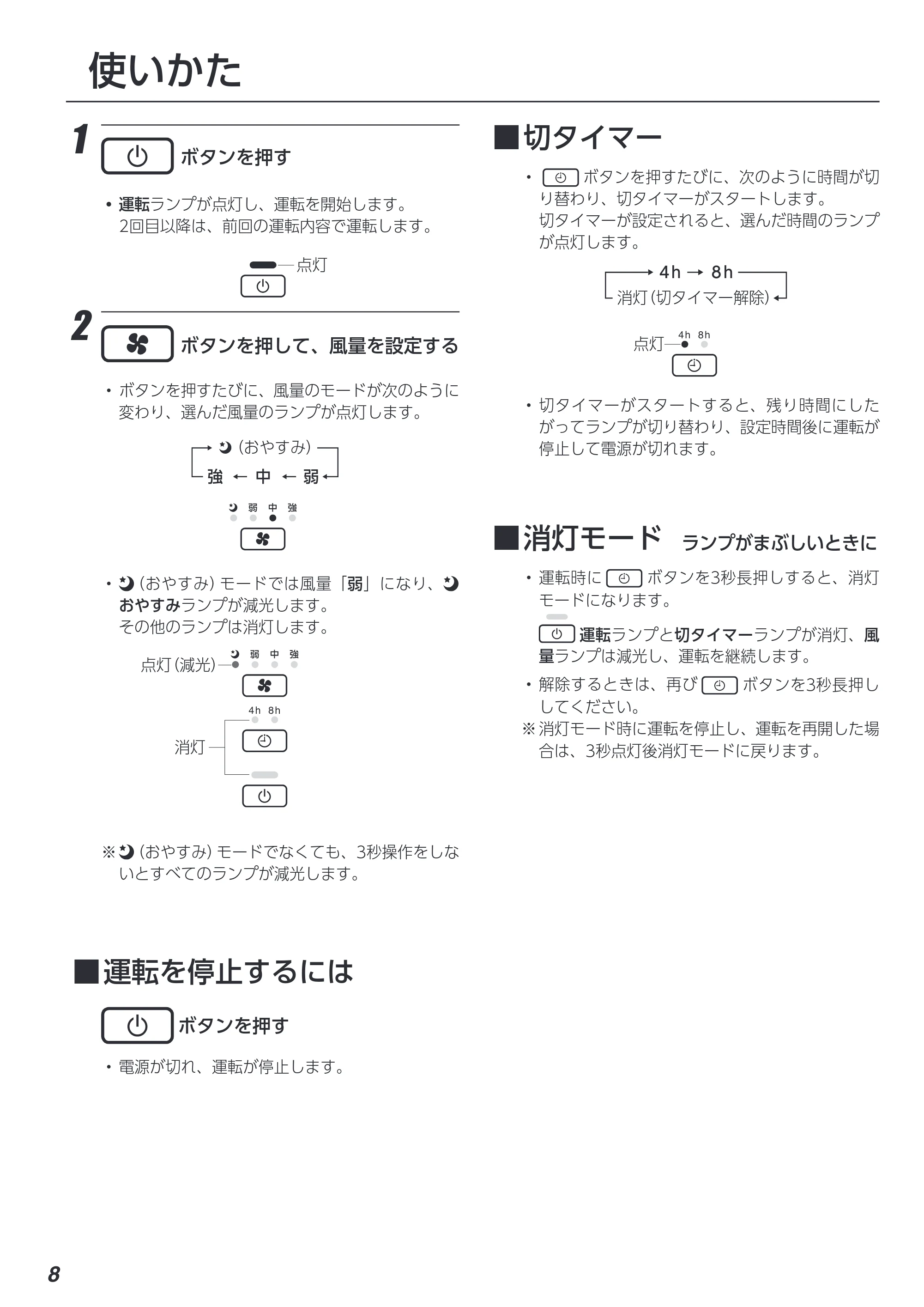 アイリスオーヤマ AAP-S20B 取扱説明書 — 原本ページ — 8ページ