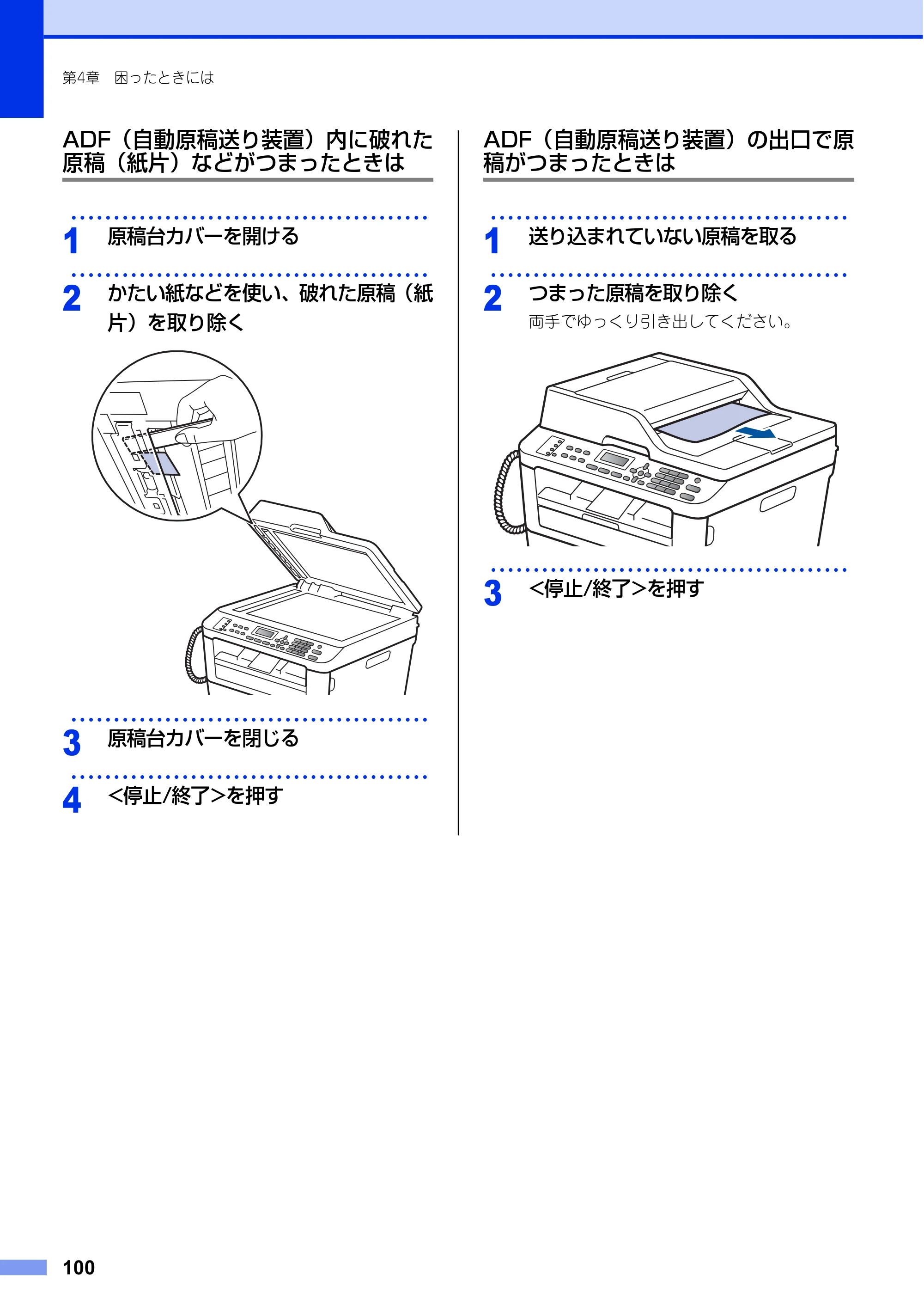 ブラザー FAX-L2700DN ユーザーズガイド ～基本編～ — 原本ページ — 100ページ