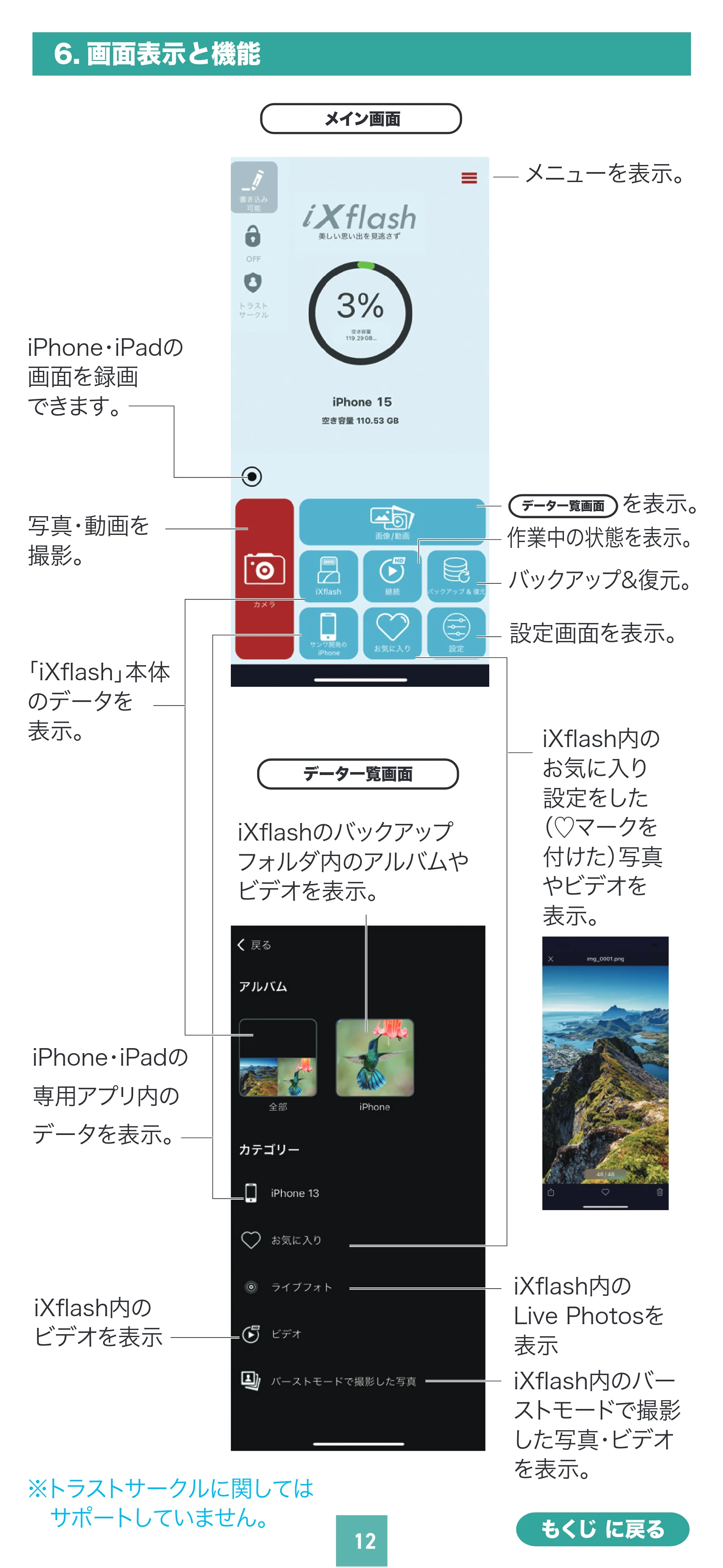 サンワサプライ 600-IPLCA512GX3N / 600-IPLCA64GX3N / 600-IPLCA256GX3N 取扱説明書 — 原本ページ — 12ページ