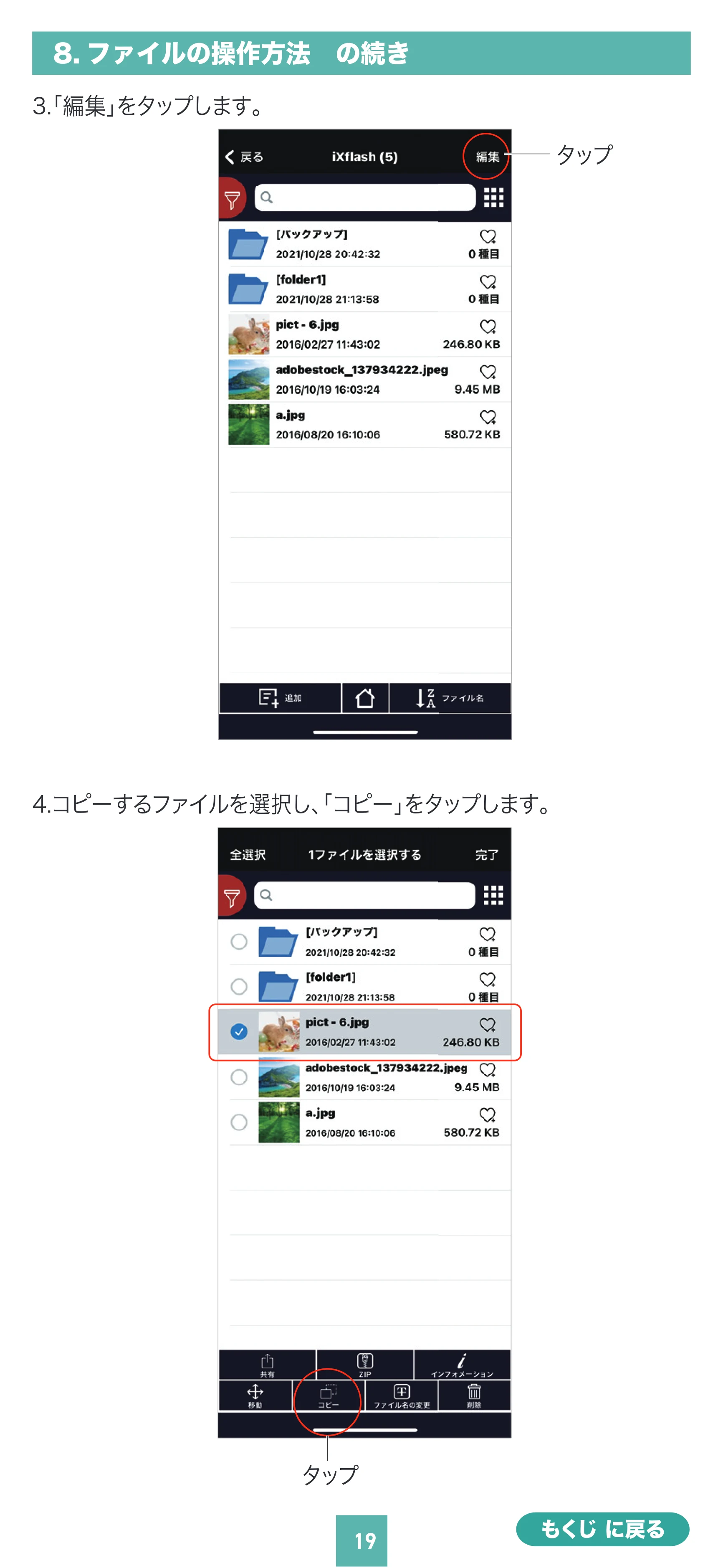 サンワサプライ 600-IPLCA512GX3N / 600-IPLCA64GX3N / 600-IPLCA256GX3N 取扱説明書 — 原本ページ — 19ページ