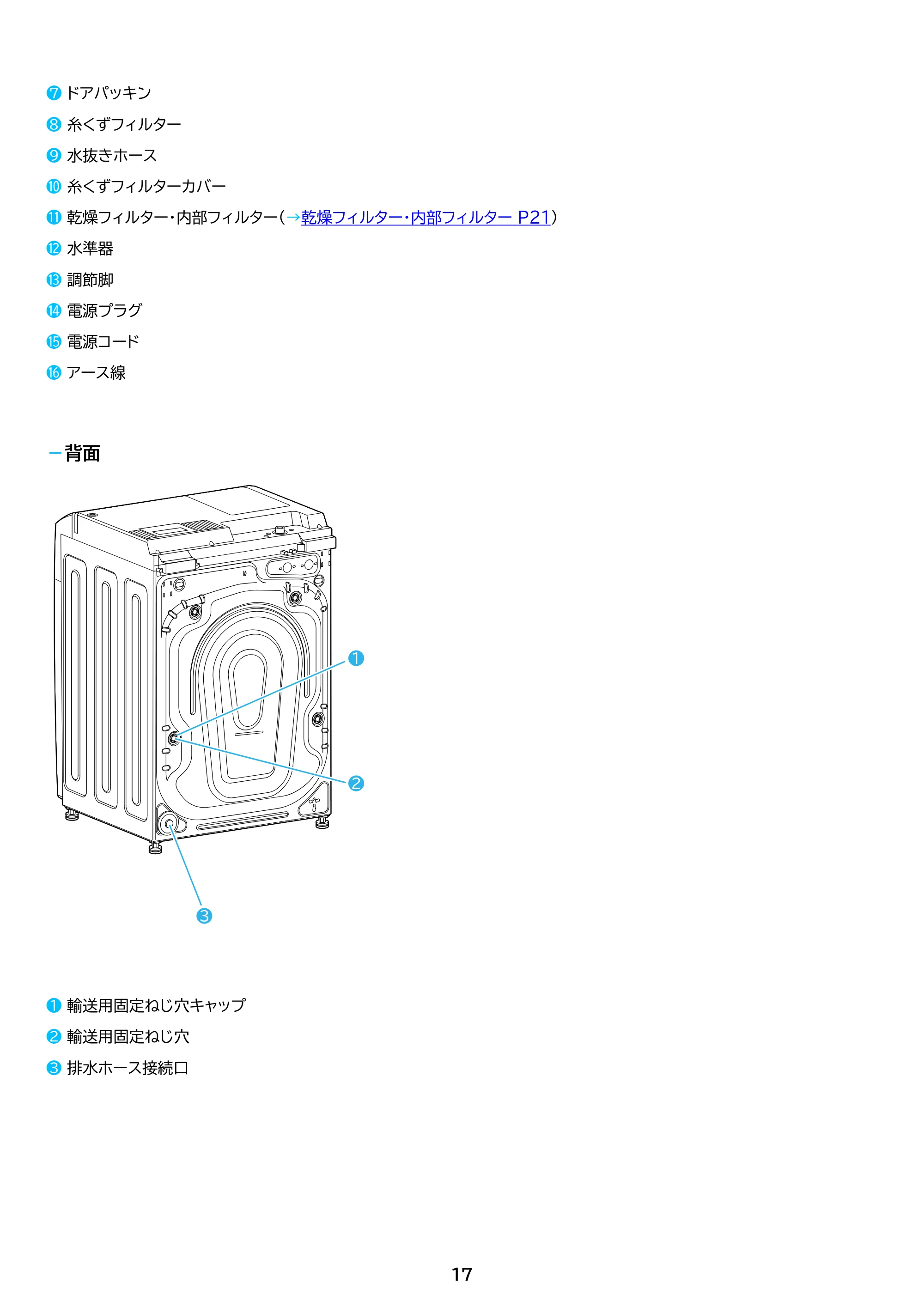 アイリスオーヤマ CDK842-W 取扱説明書 — 原本ページ — 17ページ