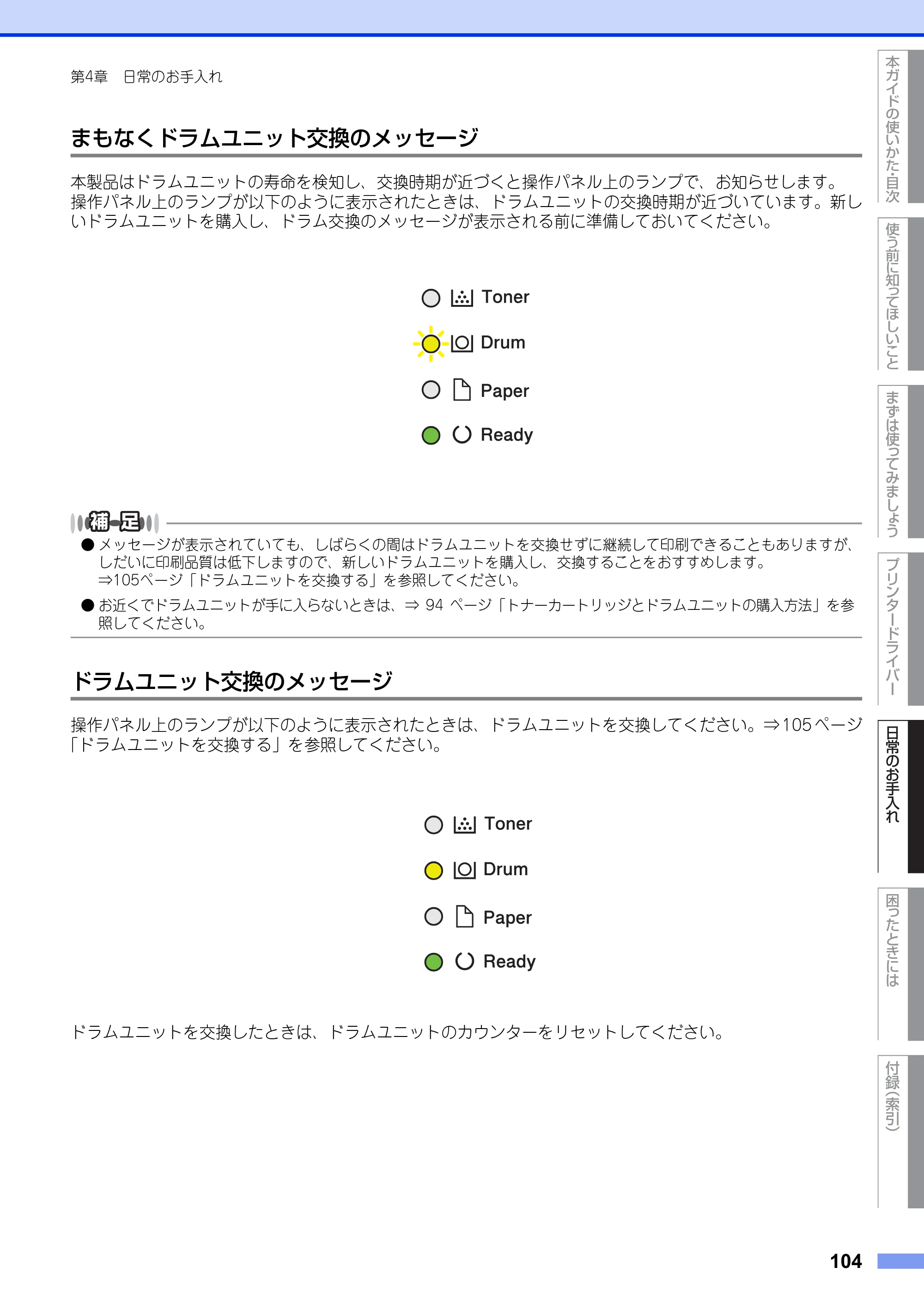 ブラザー HL-L2300 / HL-L2320D ユーザーズガイド — 原本ページ — 104ページ