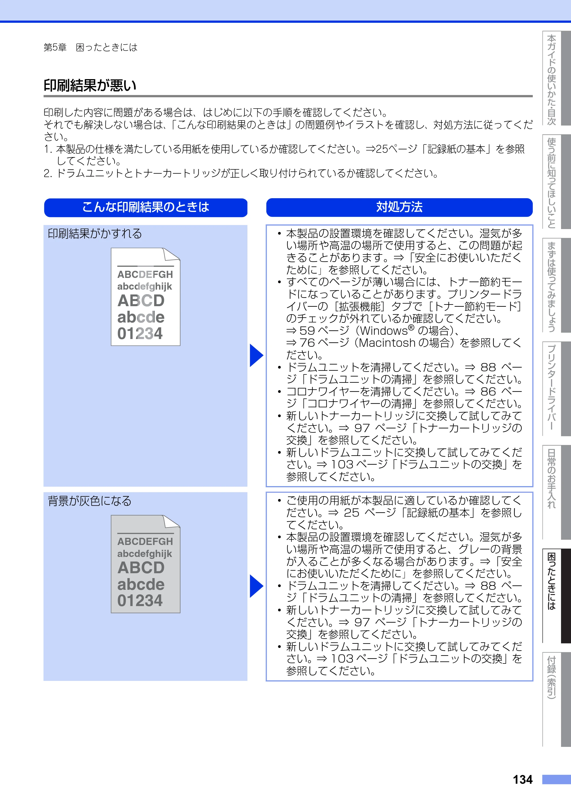 ブラザー HL-L2300 / HL-L2320D ユーザーズガイド — 原本ページ — 134ページ