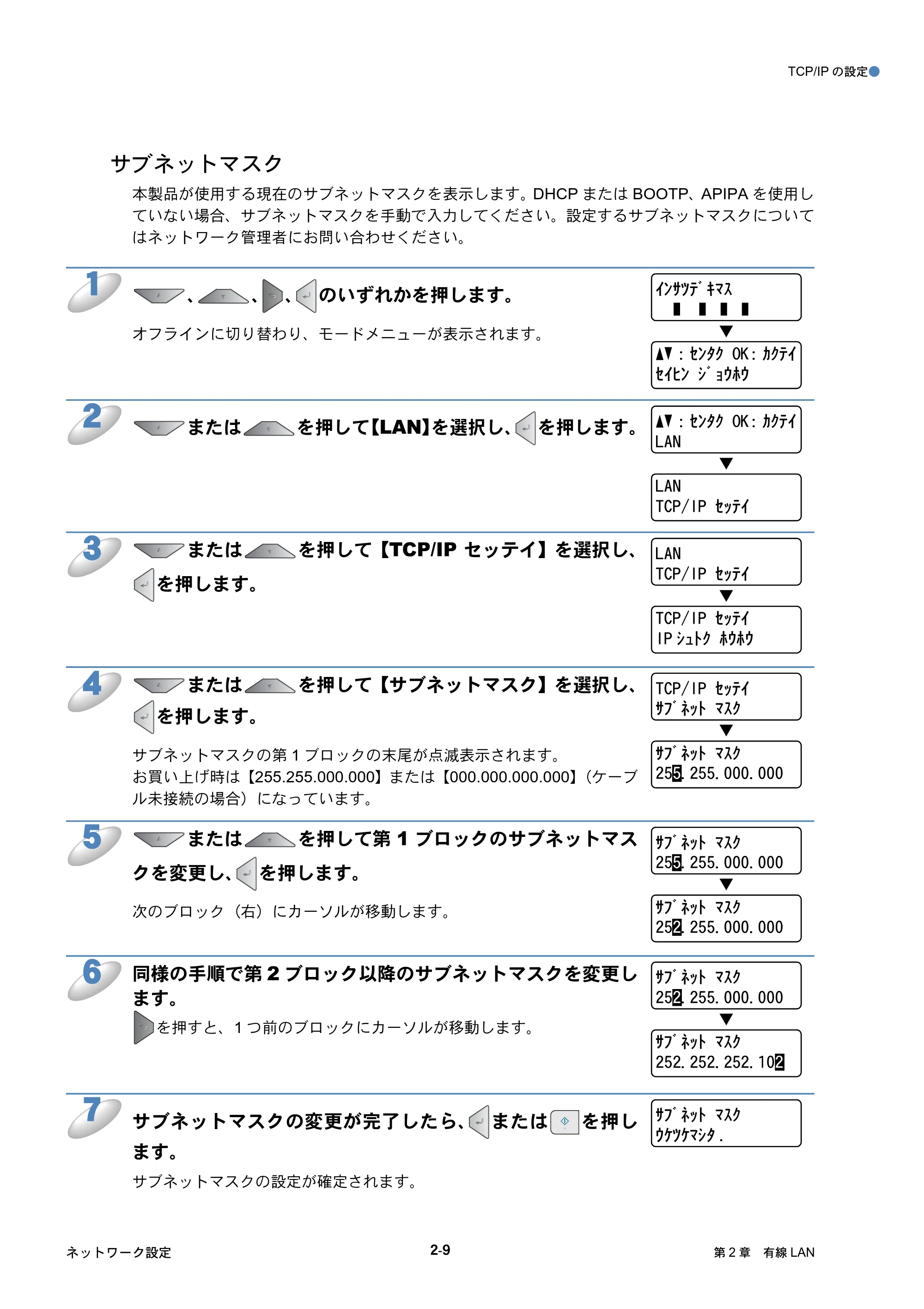 ブラザー HL-4040CN / HL-4050CDN ネットワーク取扱説明書 — 原本ページ — 25ページ