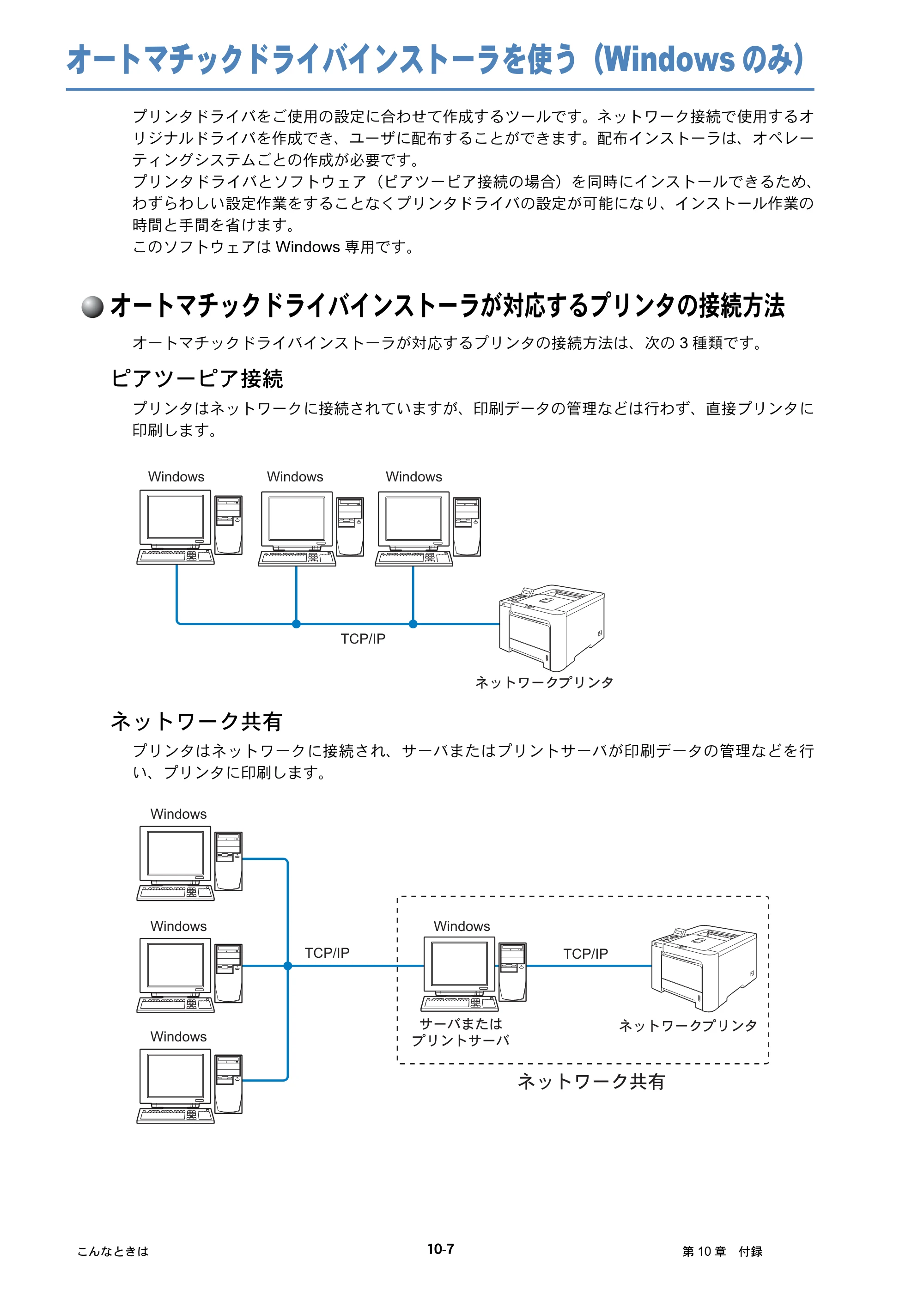 ブラザー HL-4040CN / HL-4050CDN ネットワーク取扱説明書 — オートマチックドライバインストーラを使う（Windowsのみ） — 原本ページ — 108ページ