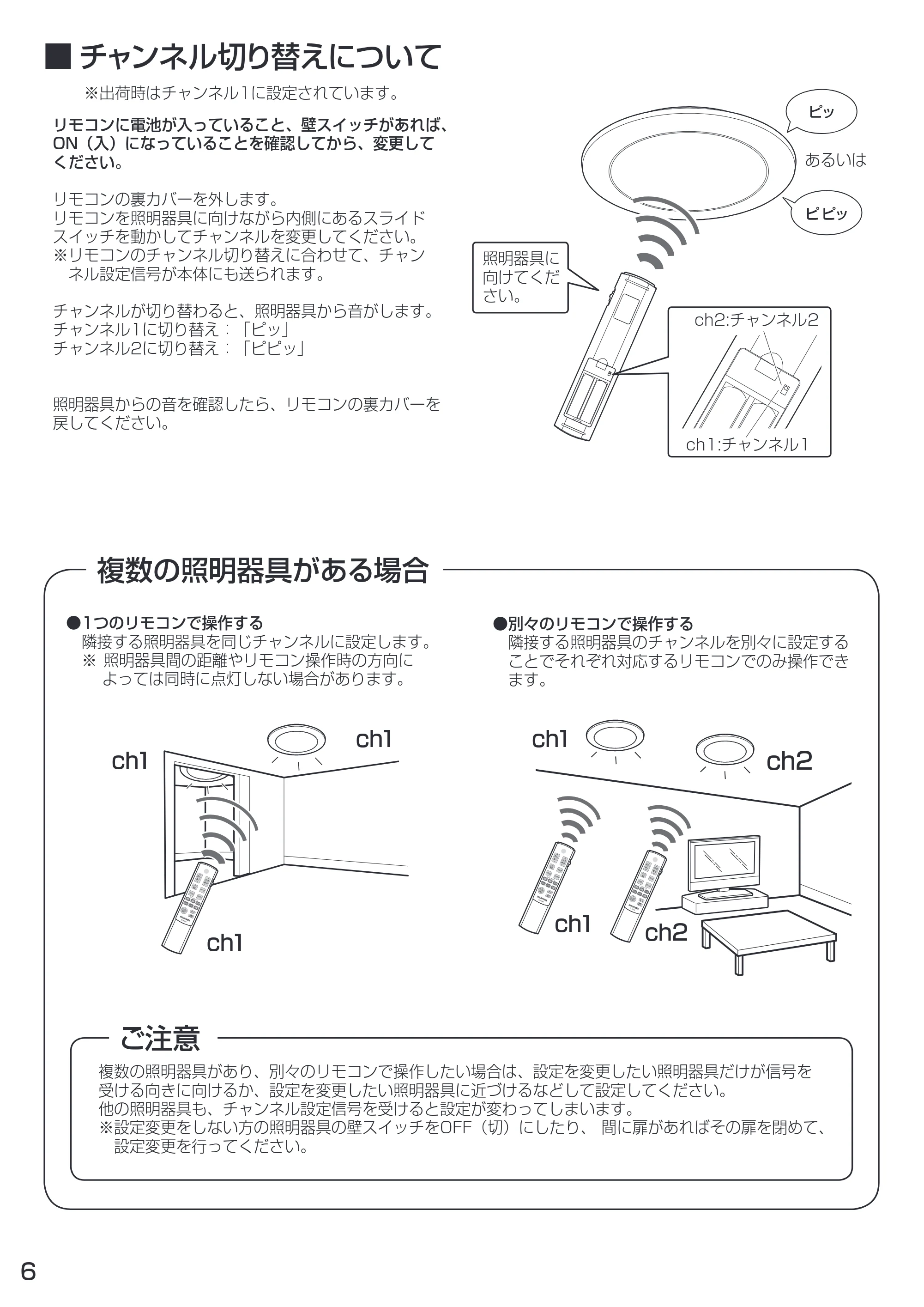 アイリスオーヤマ CL8DL-IDR 取扱説明書 — 原本ページ — 6ページ