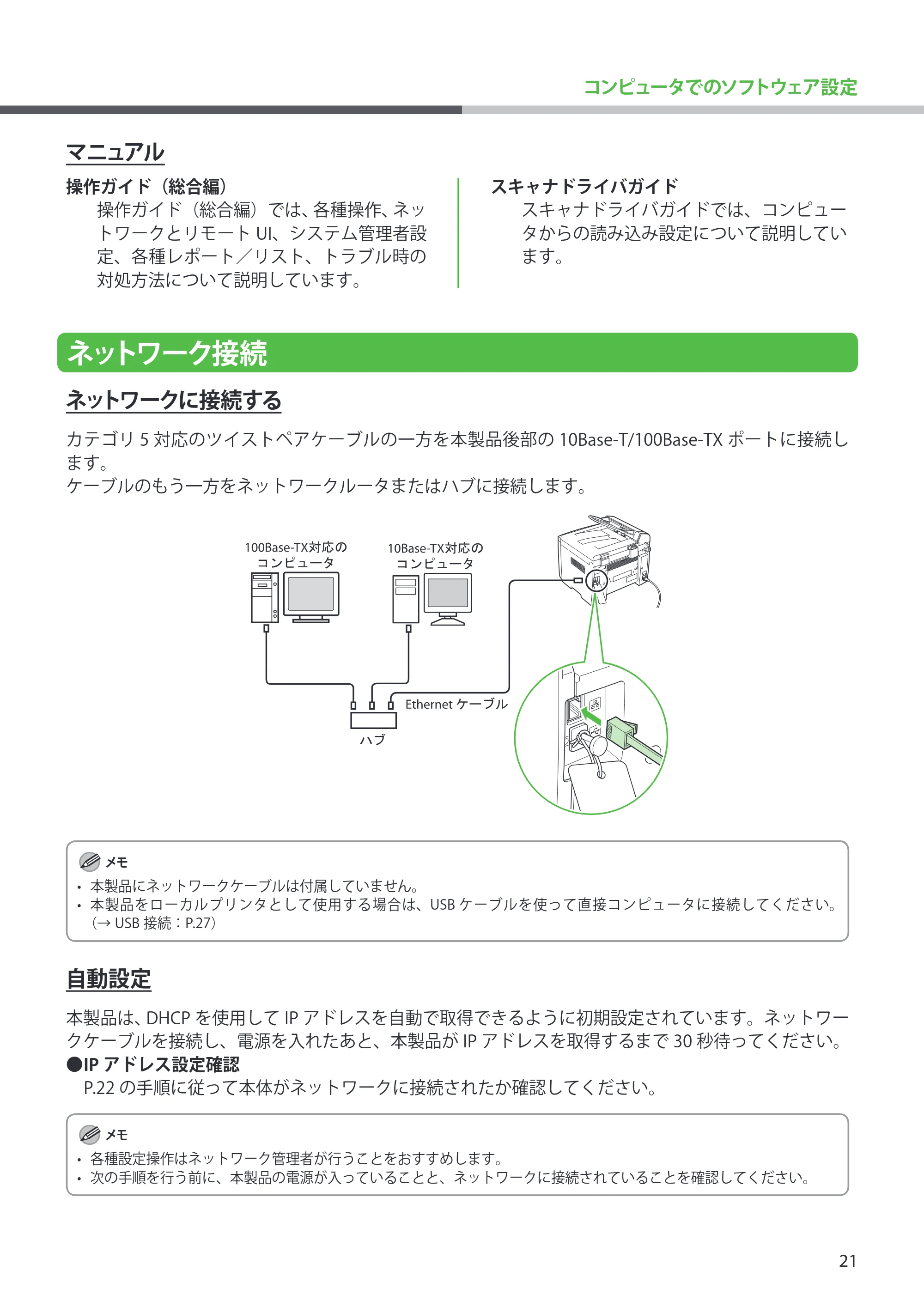 キヤノン MF4270 スタートアップガイド （PDF形式／7.57Mバイト） — マニュアル — 原本ページ — 23ページ