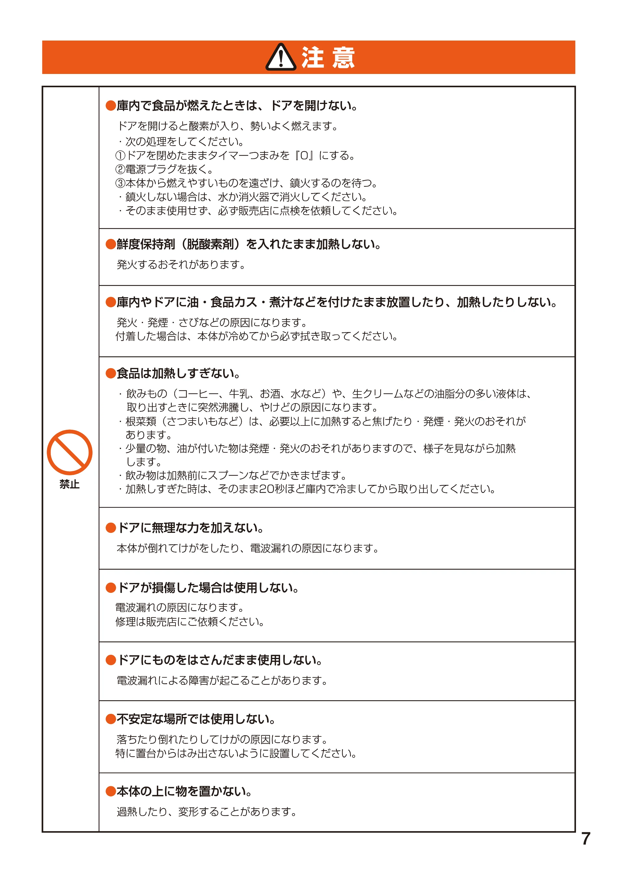 アイリスオーヤマ EMO-706F 取扱説明書 — 原本ページ — 7ページ
