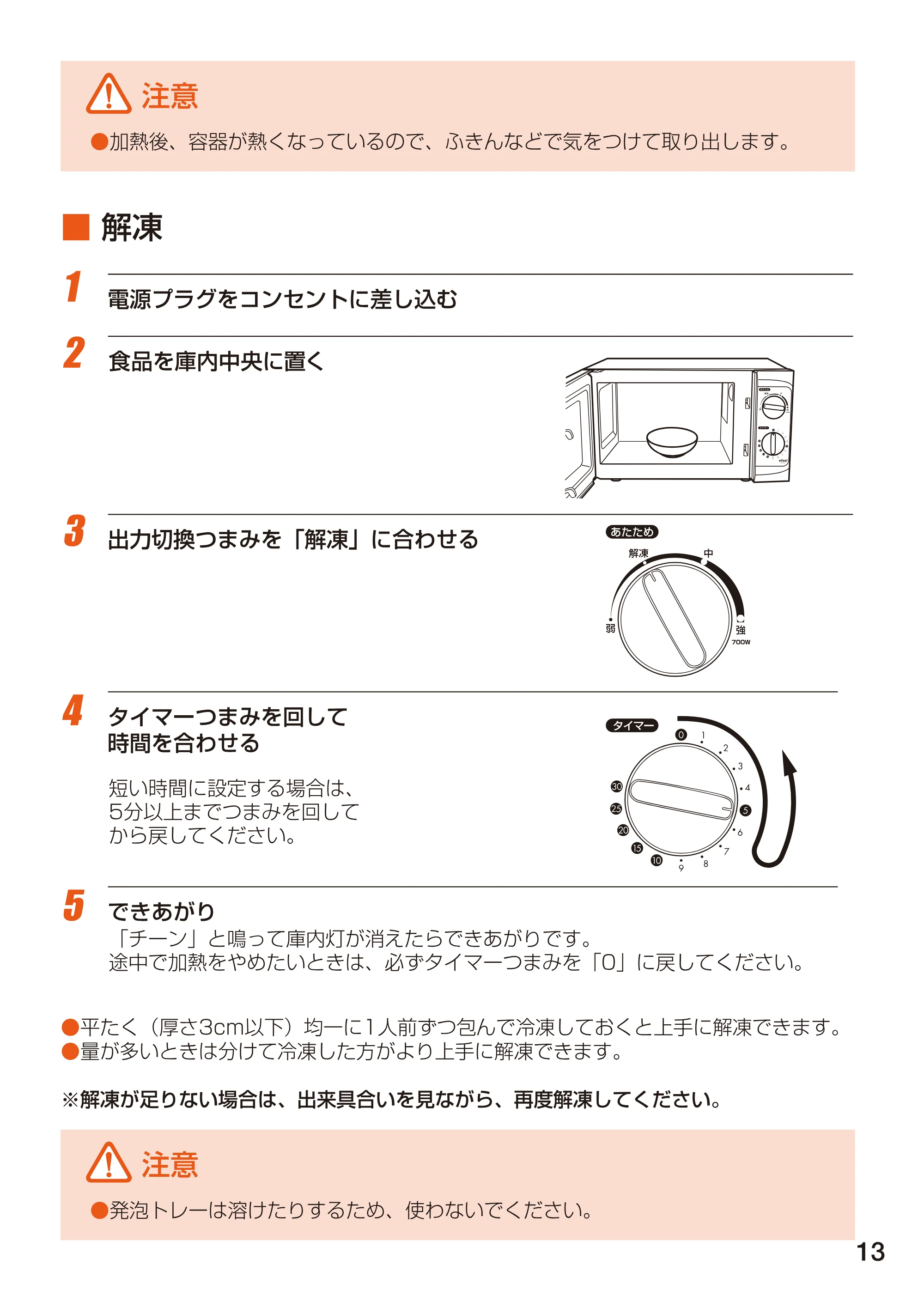 アイリスオーヤマ EMO-706F 取扱説明書 — 原本ページ — 13ページ