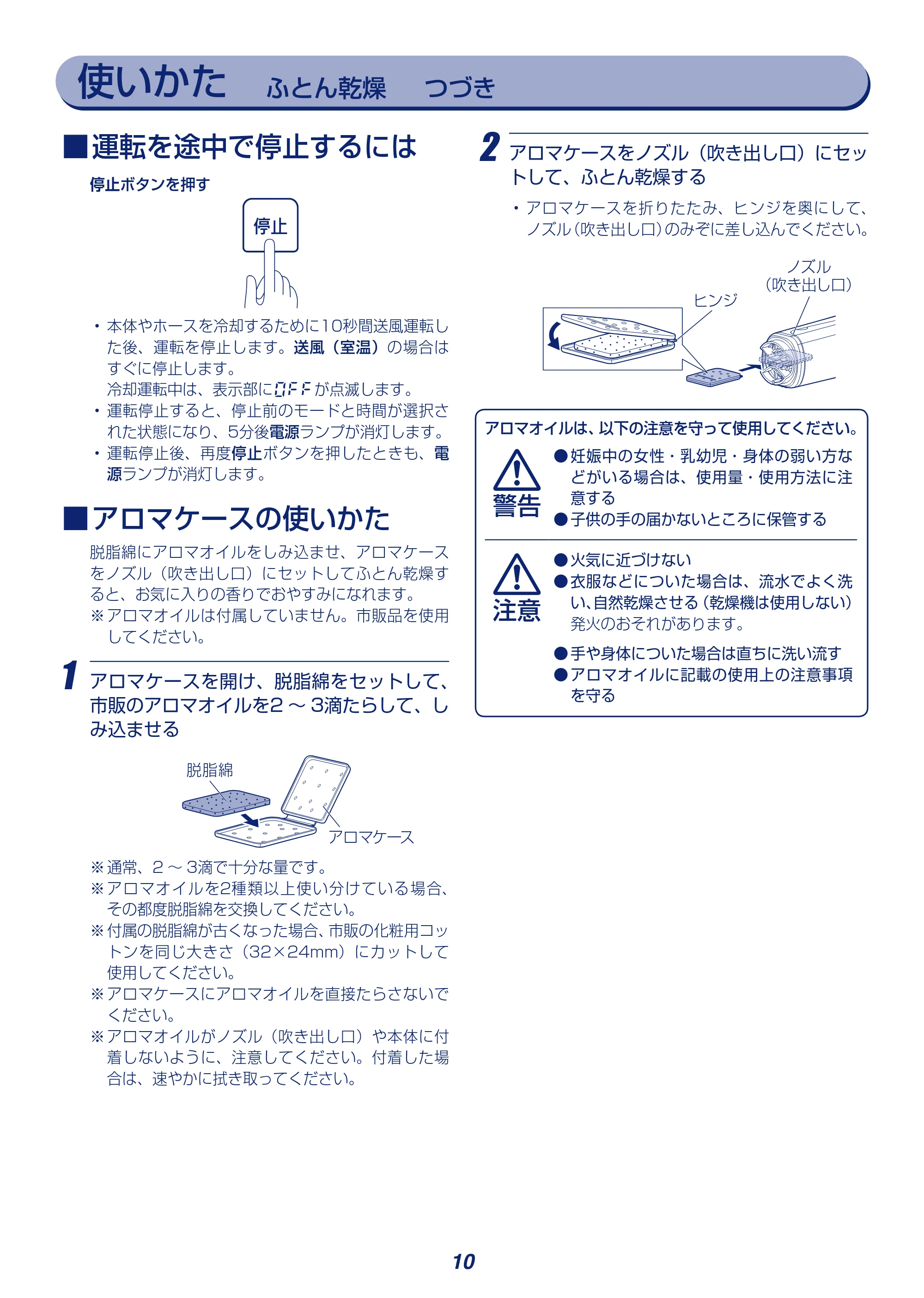 アイリスオーヤマ KFK-C3 取扱説明書 — 原本ページ — 10ページ