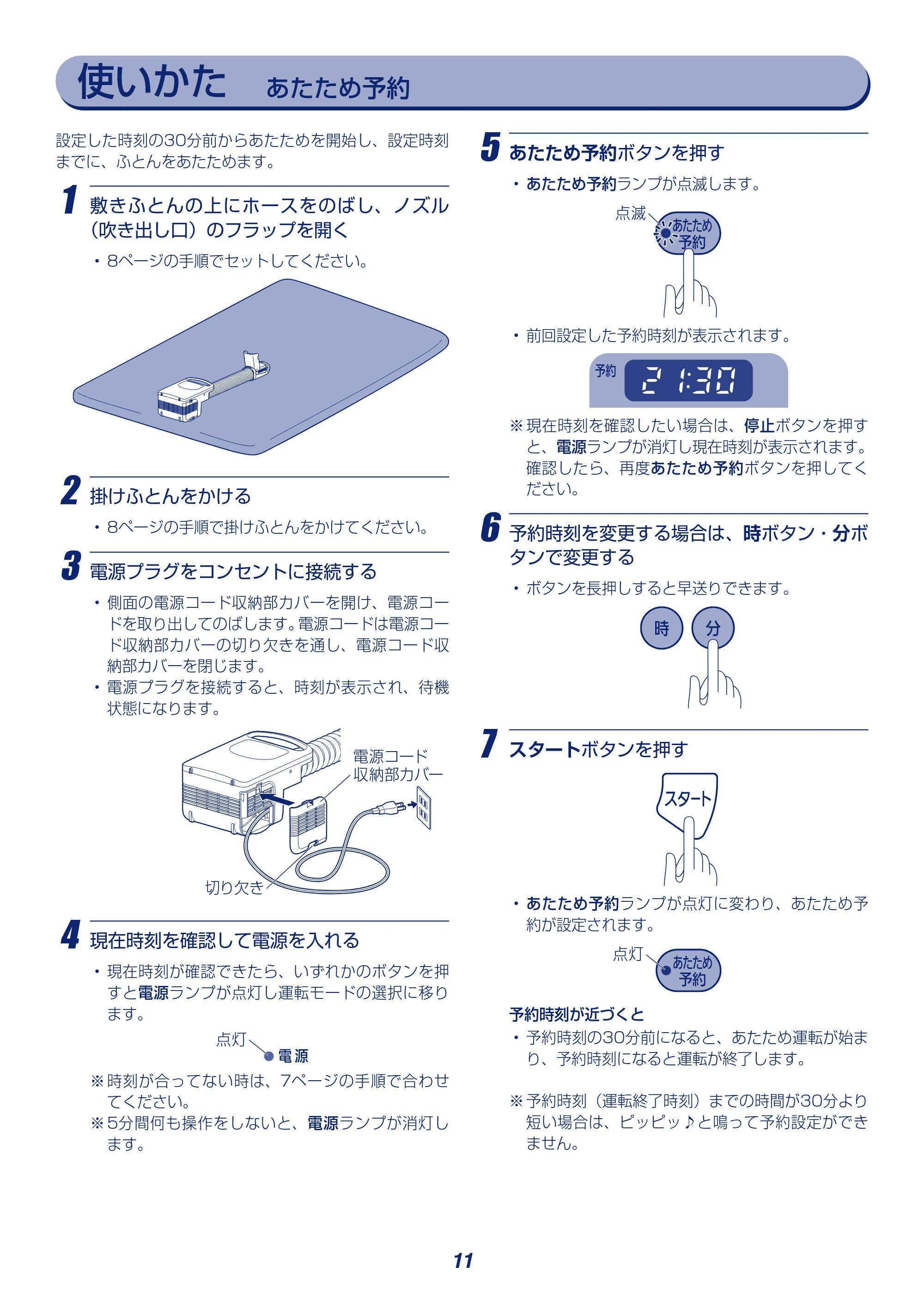 アイリスオーヤマ KFK-C3 取扱説明書 — 原本ページ — 11ページ