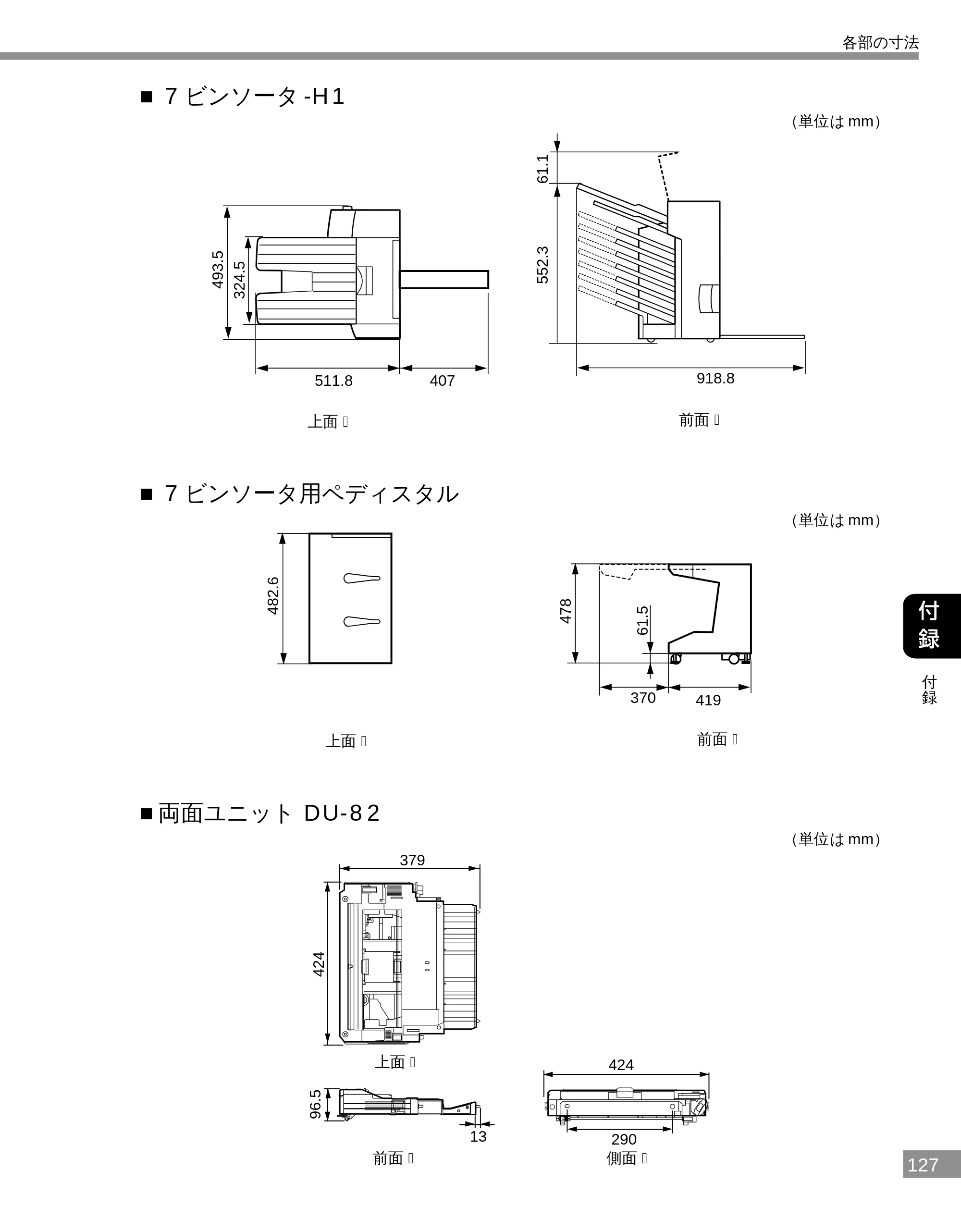 キヤノン LBP-2300 設置ガイド （PDF形式／3.17Mバイト） — ■7 ビンソータ- H1 — 原本ページ — 126ページ